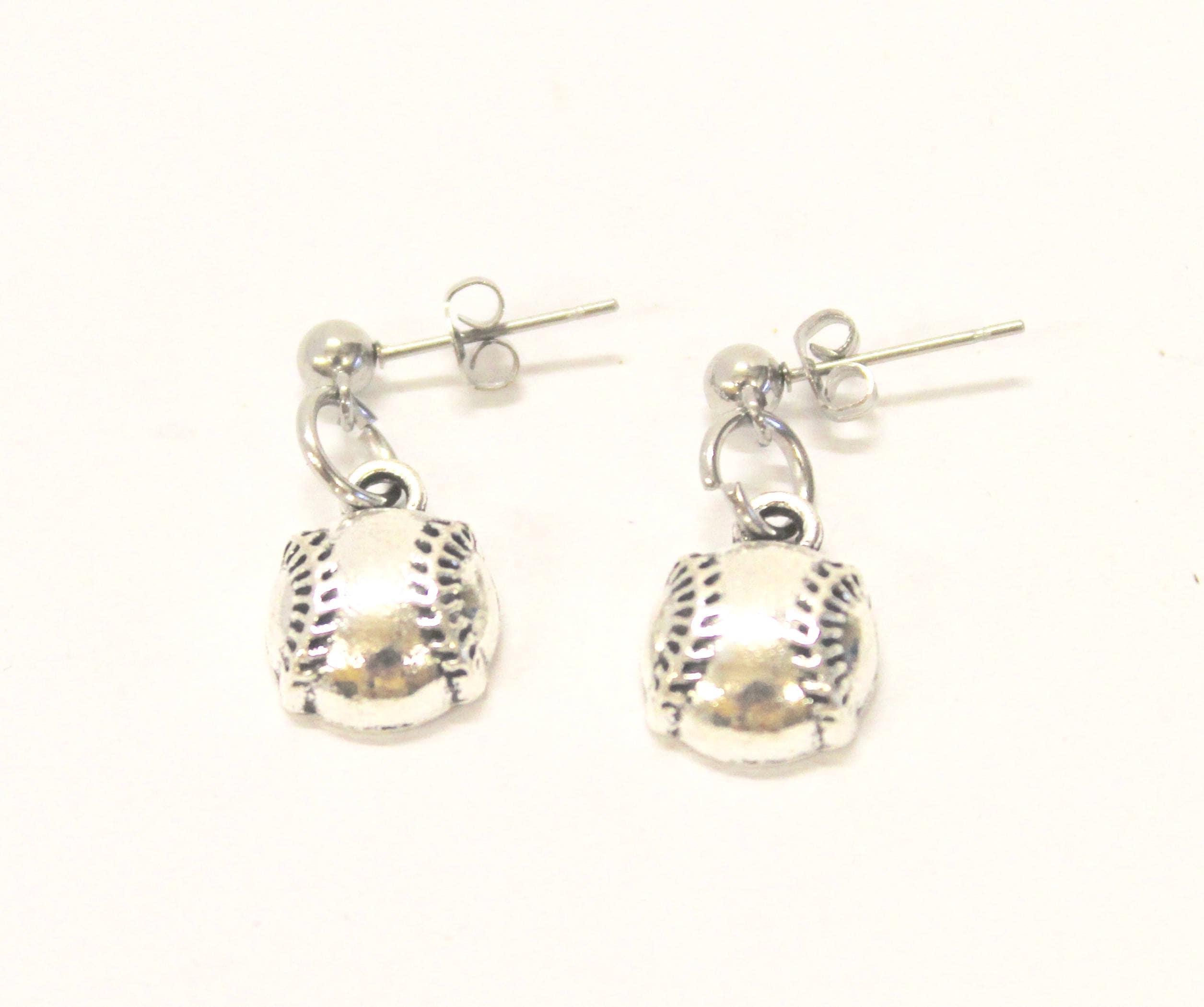 Baseball Earrings, Baseball Mom Earrings, Baseball Fan Jewelry, Gift For Her, Girlfriend Gift, Sports Jewelry Gift For Wife, Earrings Gift