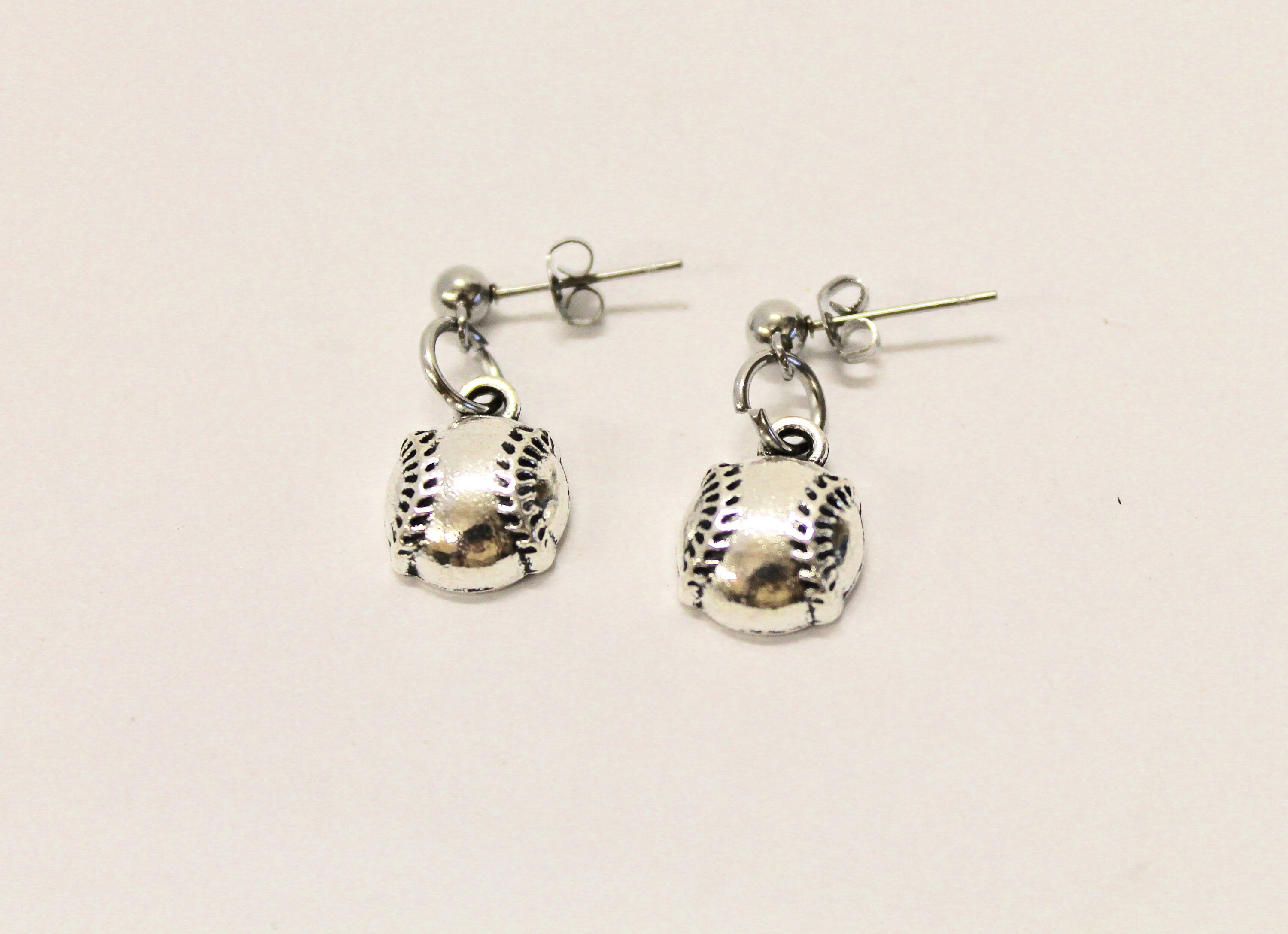 Baseball Earrings, Baseball Mom Earrings, Baseball Fan Jewelry, Gift For Her, Girlfriend Gift, Sports Jewelry Gift For Wife, Earrings Gift