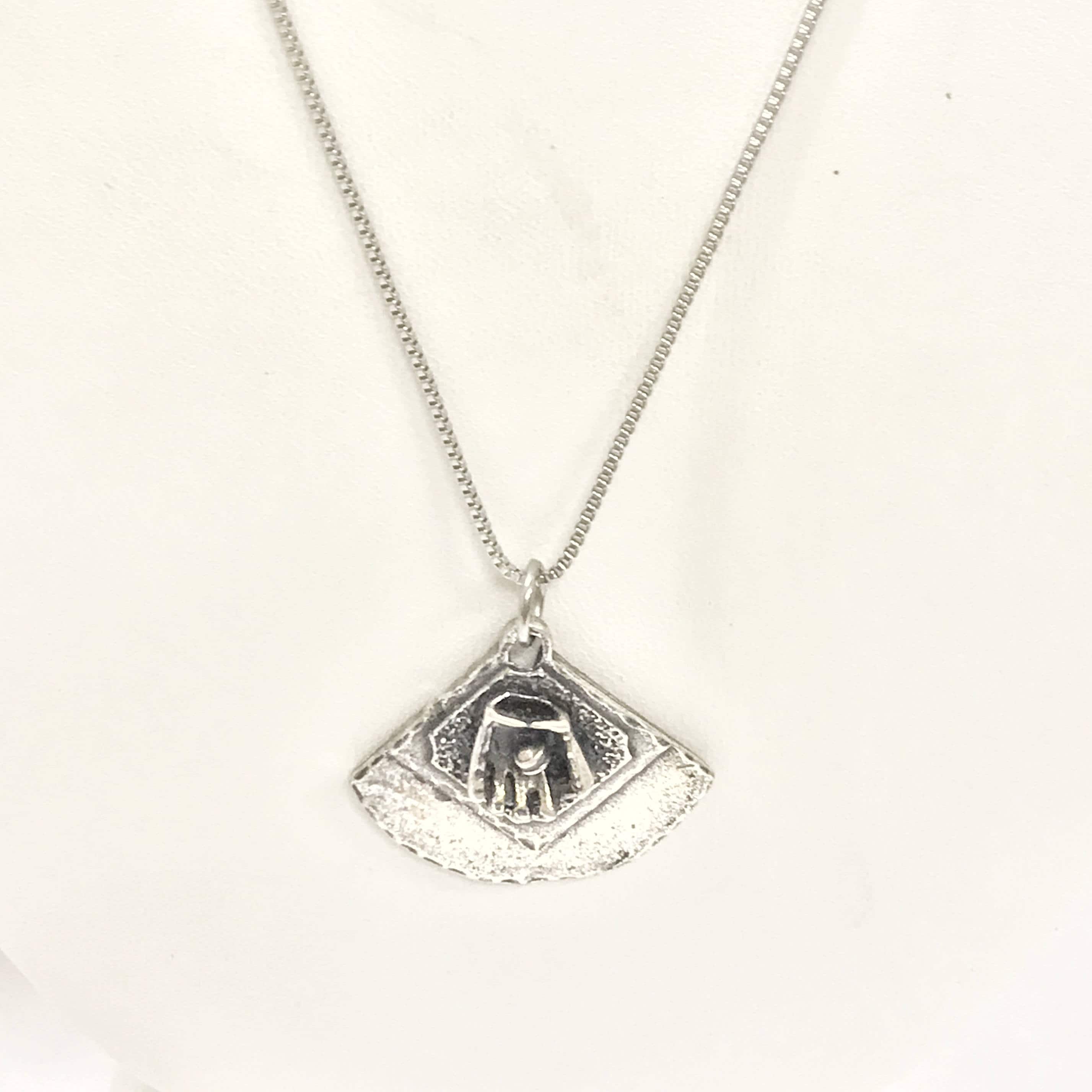 Baseball Diamond Necklace, Stainless Steel Chain, Gift For Him, Baseball Player Gift, Softball Diamond Necklace, Baseball Coach Gift