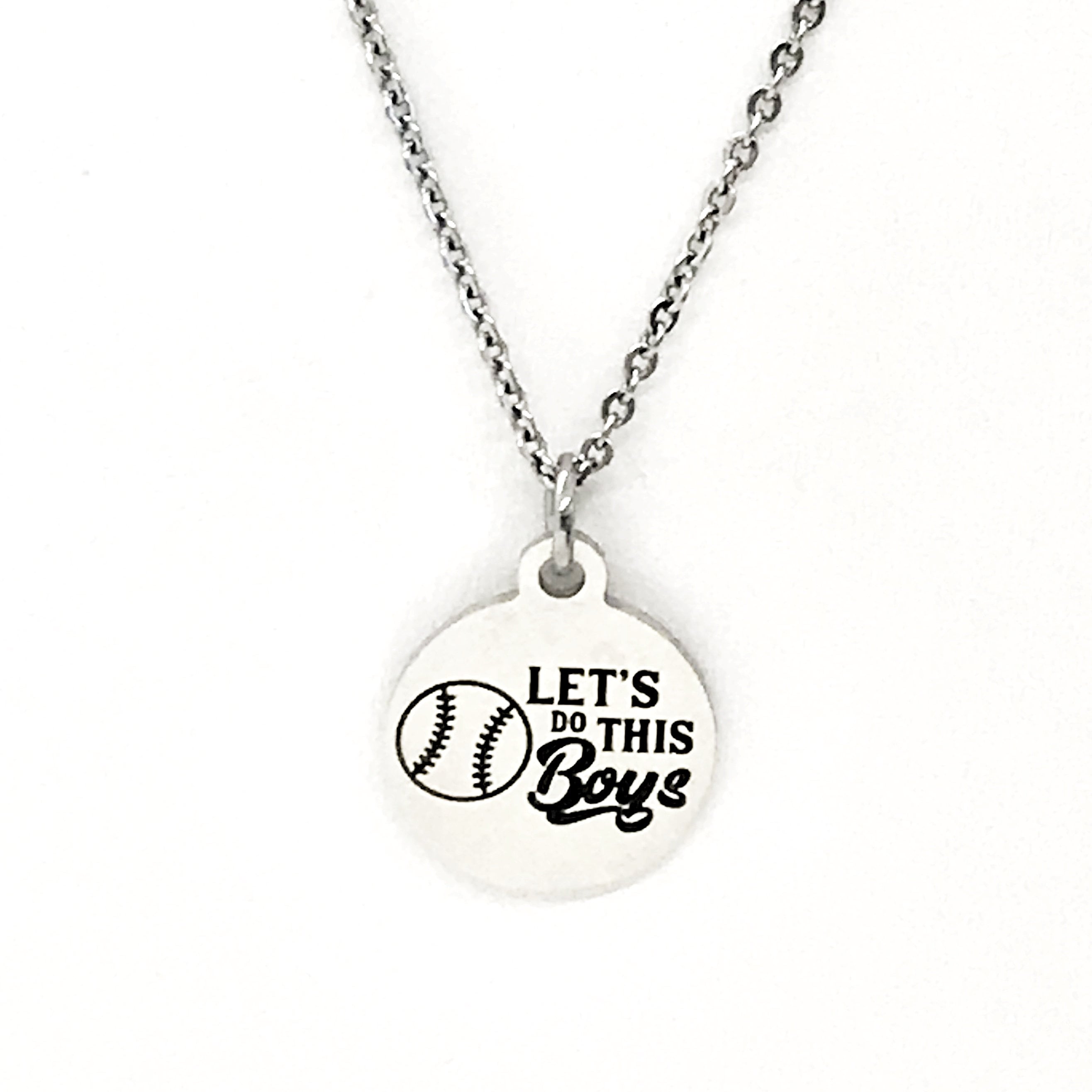 Baseball Gift, Let’s Do This Boys Necklace, Baseball Necklace, Baseball Jewelry, Baseball Player Gift, Baseball Mom Gift, Baseball Easter