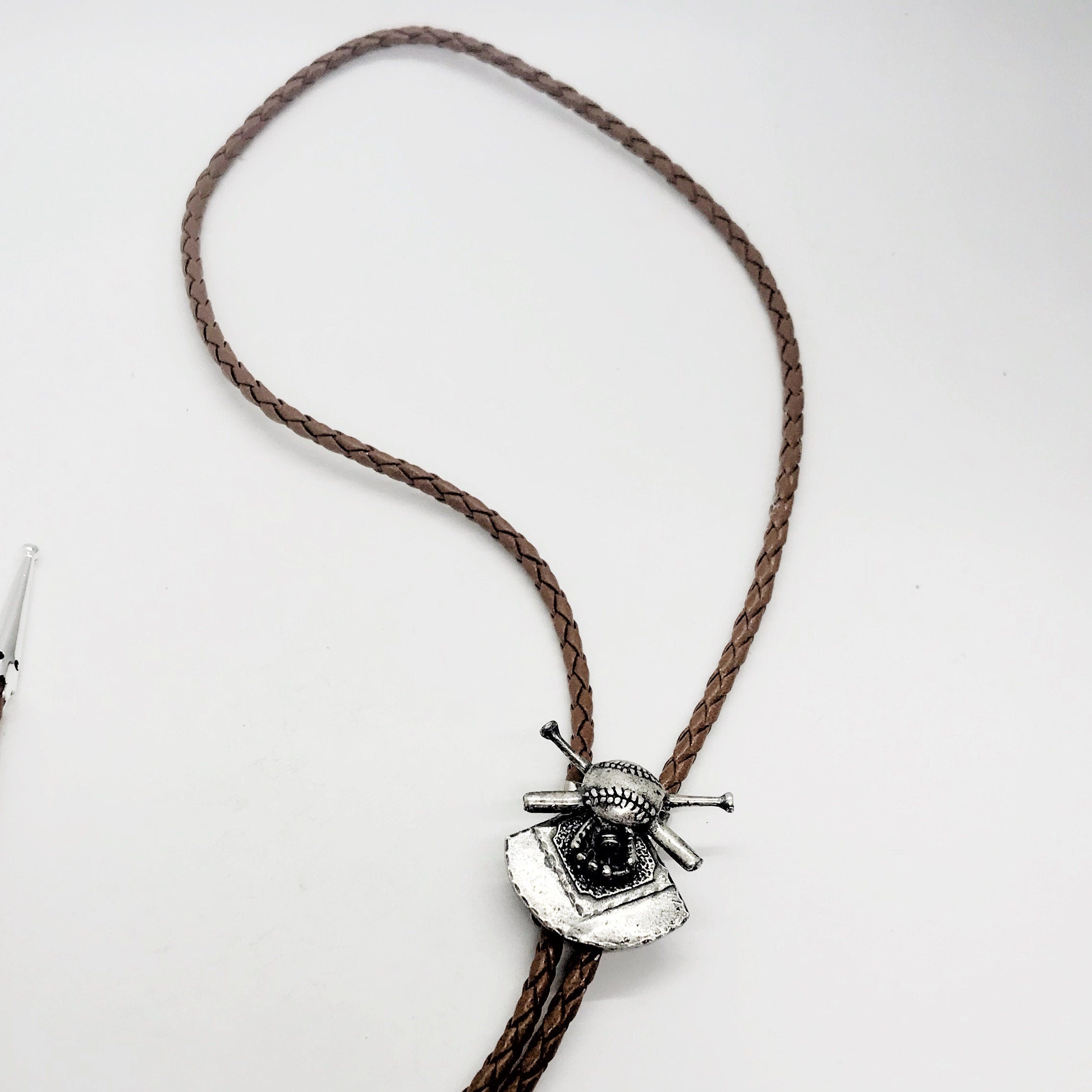 Big Country Baseball Bolo Tie, Big Country Baseball Tie