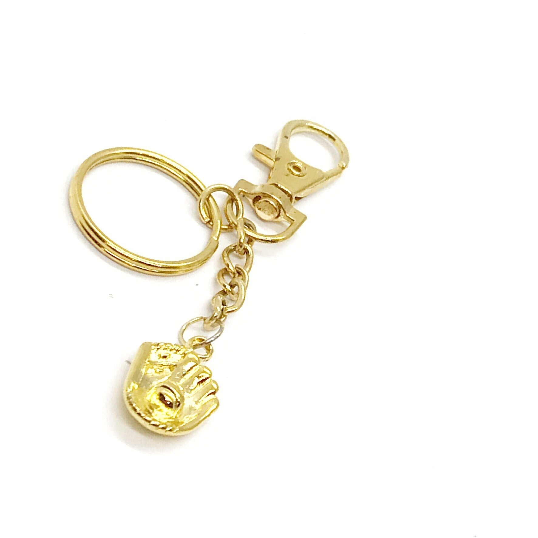Baseball Mom Gift, Baseball Player Keychain, Softball Mom Gift, Softball Player Keychain, Baseball Player Gift, Goldtone Baseball Keychain