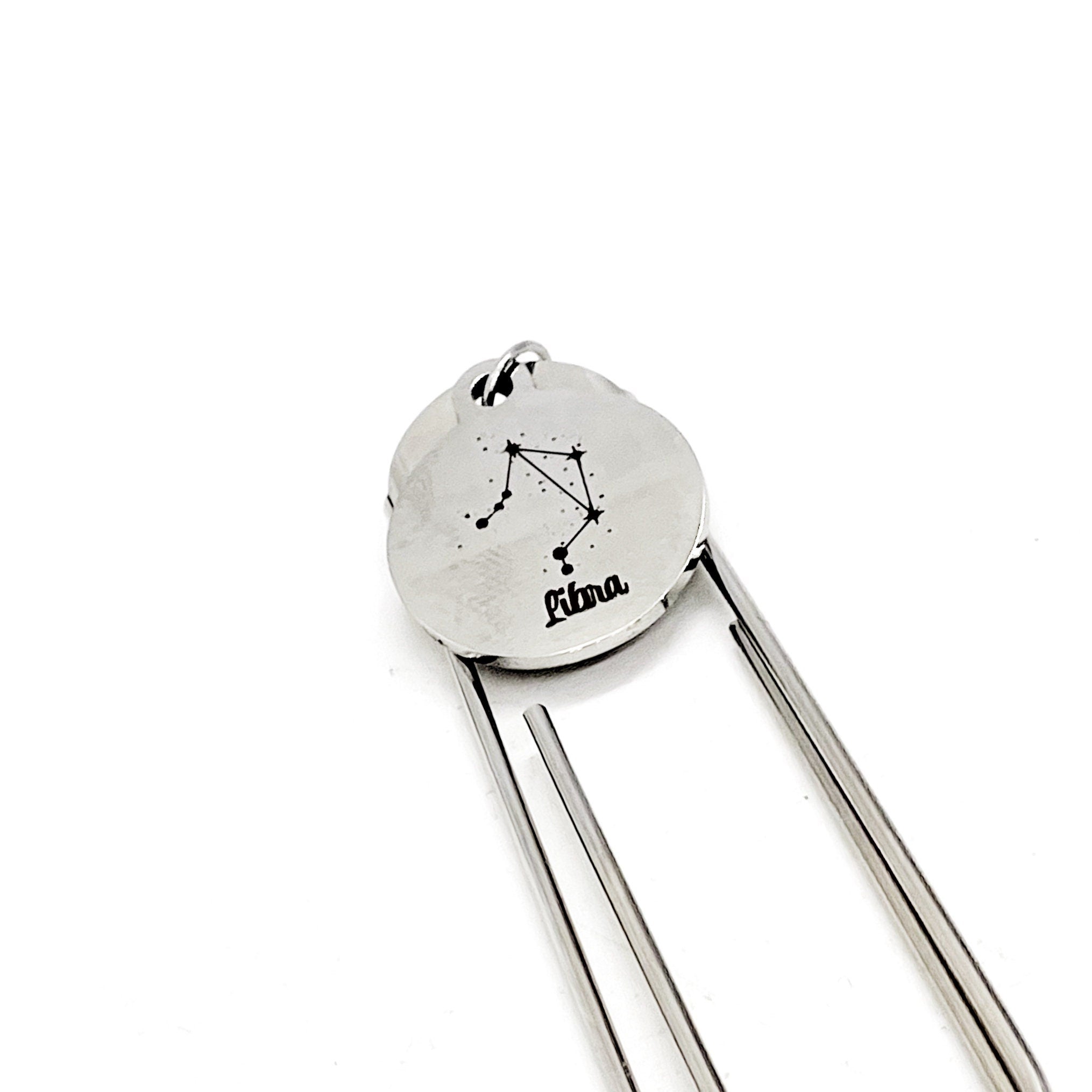 Zodiac Sign Bookmark, Libra Bookmark, Libra Zodiac, Libra Gifts, Reader Gifts, Charm Bookmark, Planner Bookmark, Constellation Gifts