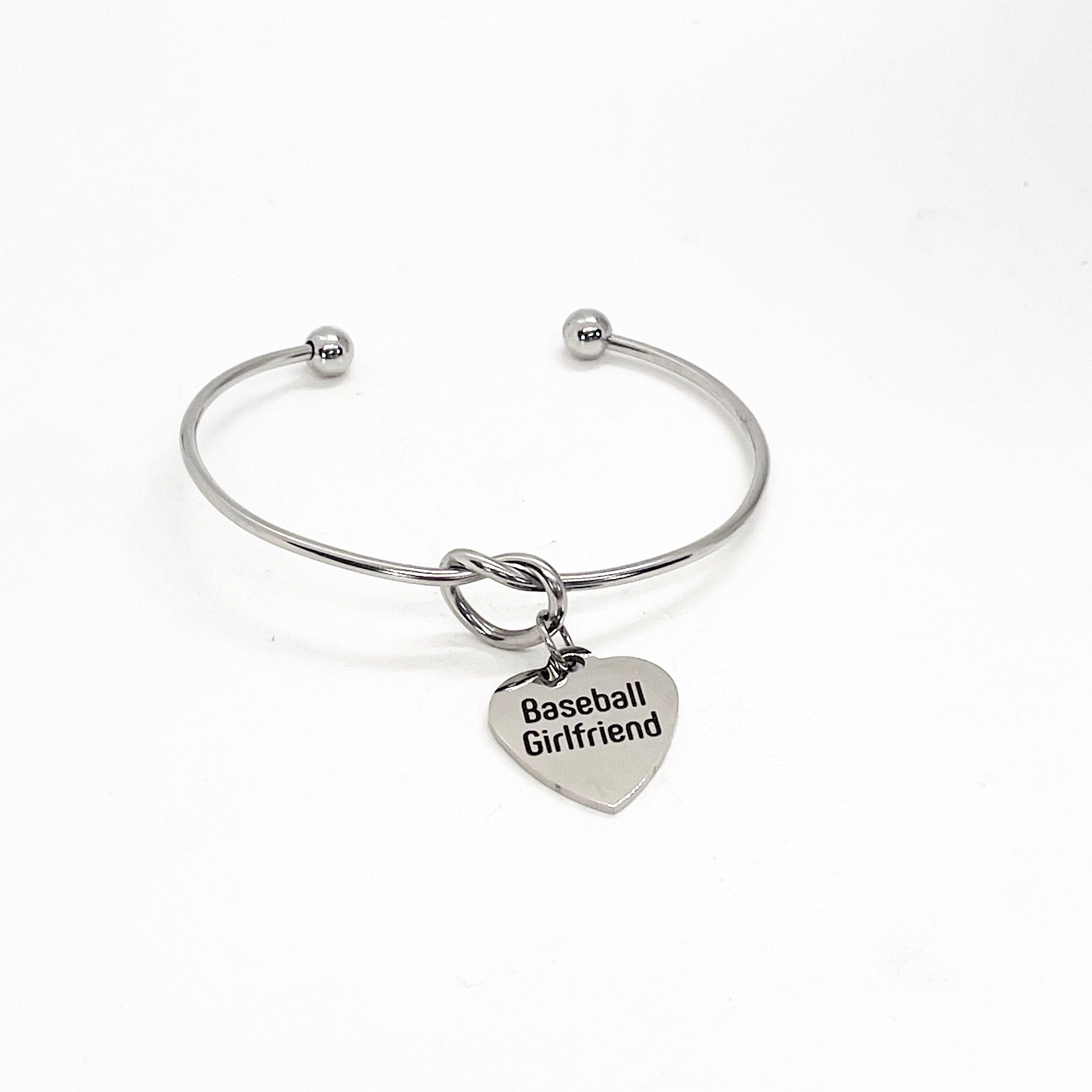 Baseball Girlfriend Bracelet, Baseball Girlfriend Gift, Gift for Her, Baseball Player Gift For Girlfriend, Charm Bracelet, Thank You Gift