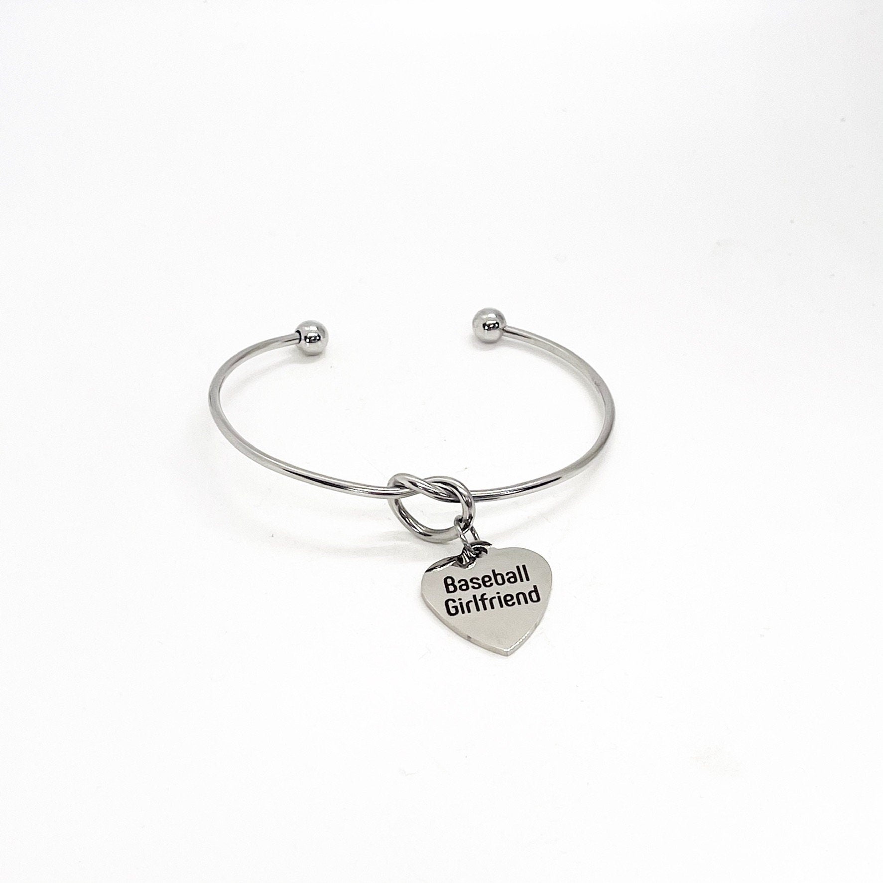 Baseball Girlfriend Bracelet, Baseball Girlfriend Gift, Gift for Her, Baseball Player Gift For Girlfriend, Charm Bracelet, Thank You Gift