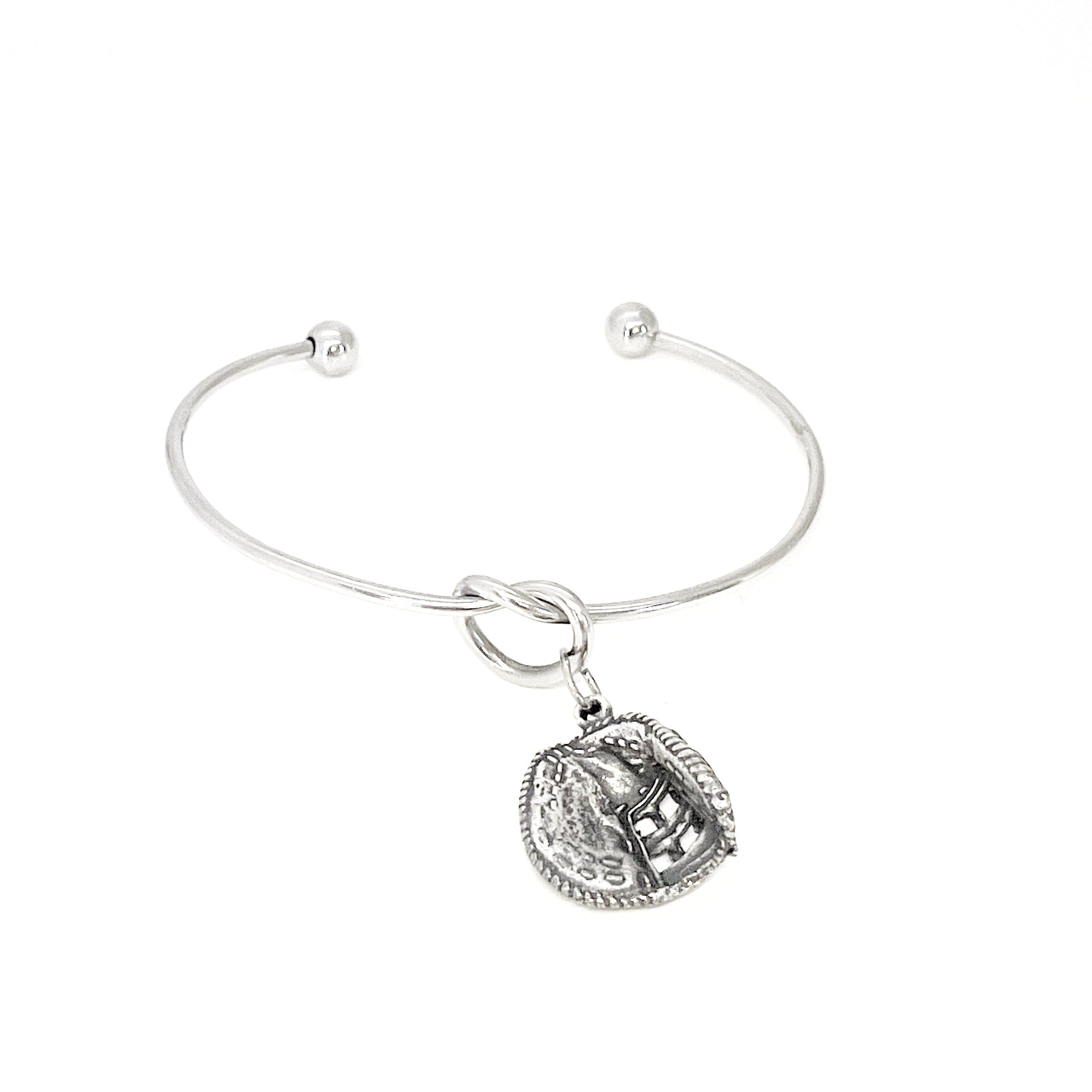 Softball Catcher Gifts, Baseball Catcher Mom Gift, Baseball Bracelet, Softball Bracelet, Daughter Gift, Wife Gift, Charm Cuff Bracelet