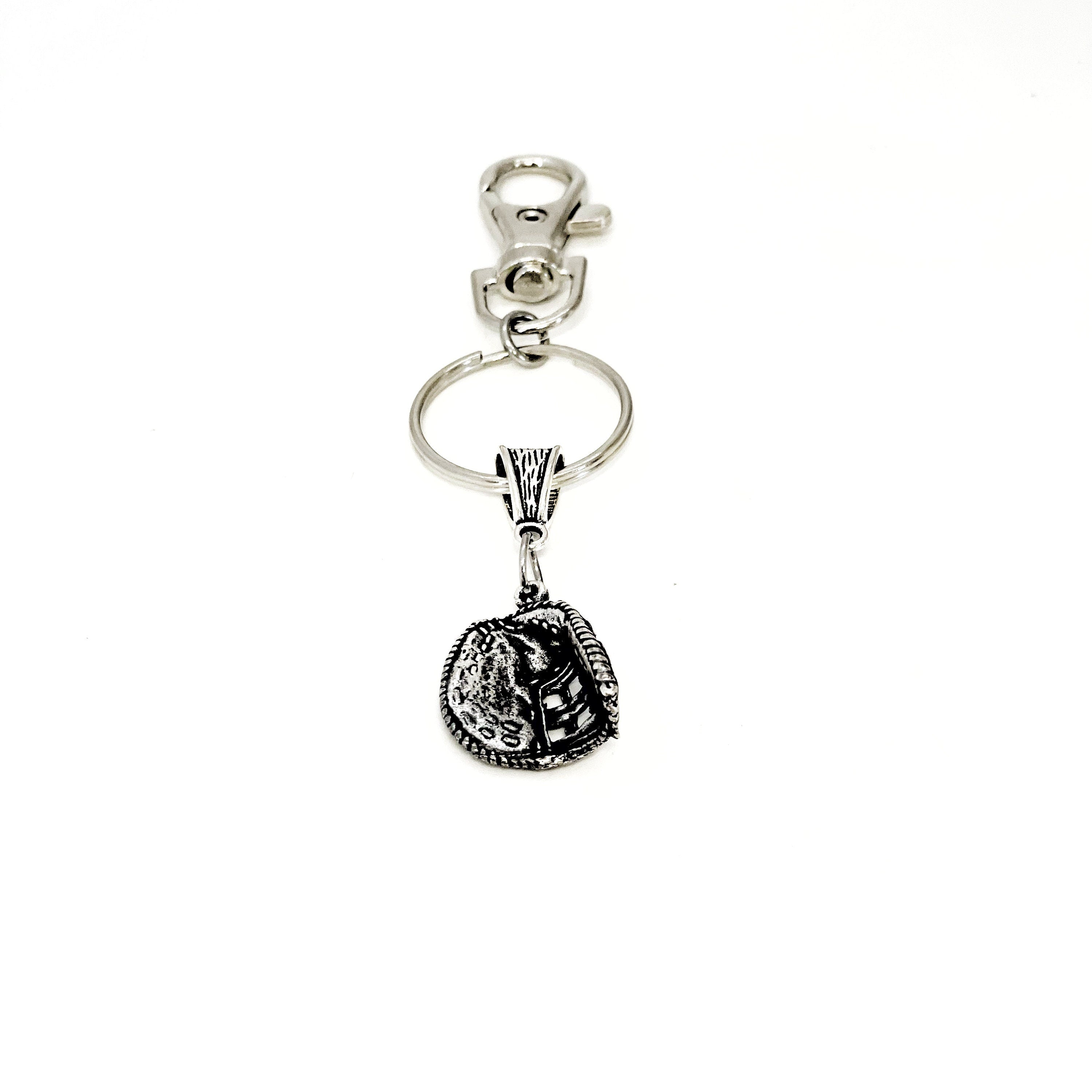 Softball Catcher Keychain, Baseball Catcher Keychain, Catcher Mom Gifts, Catcher Gifts, Son Gift, Daughter Gift, Wife Gift, Clip On Keychain