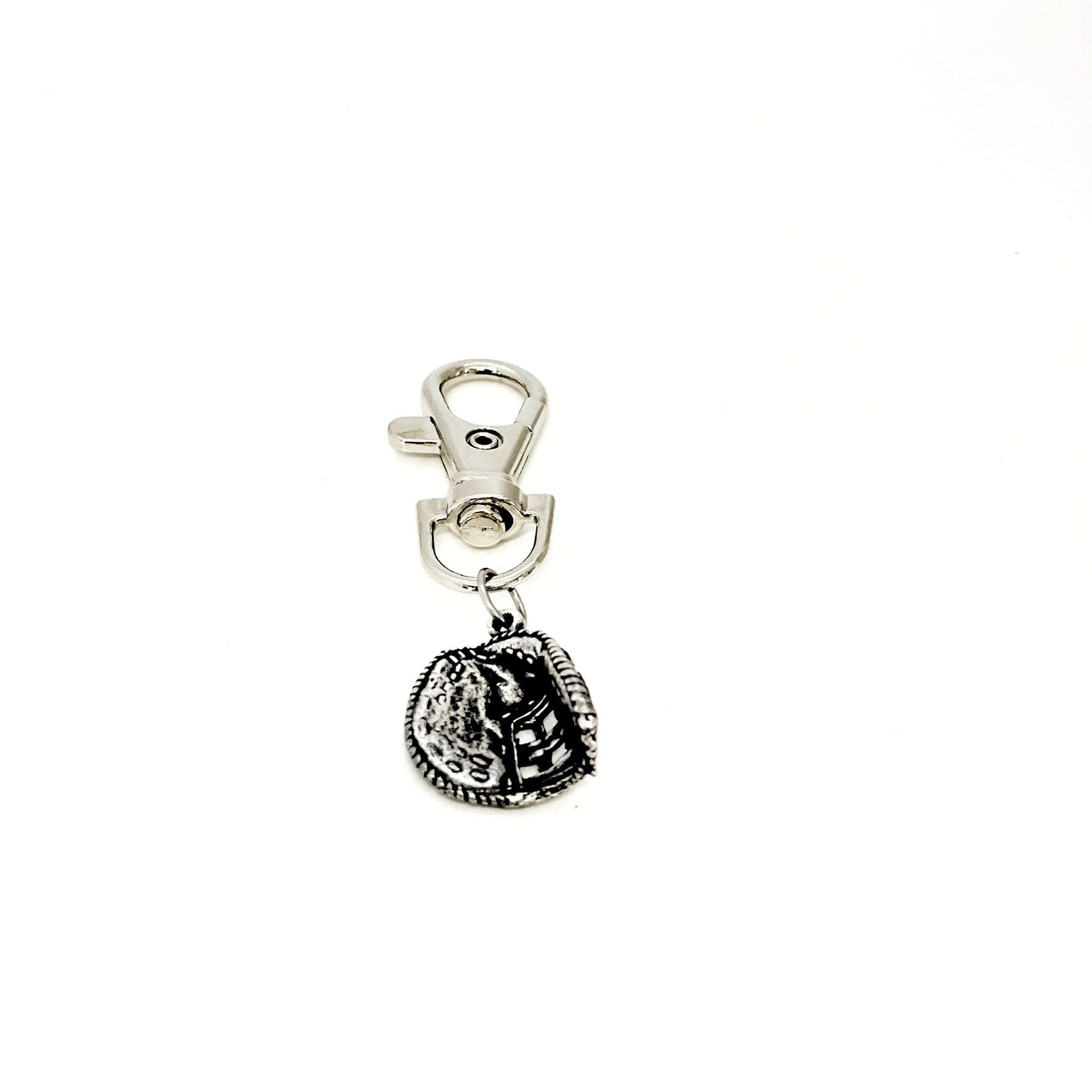 Catcher Clip On Charm, Baseball Catcher, Softball Catcher, Catcher Mom Gift, Student Athlete Gift, Baseball Team, Softball Team, Mitt Charm