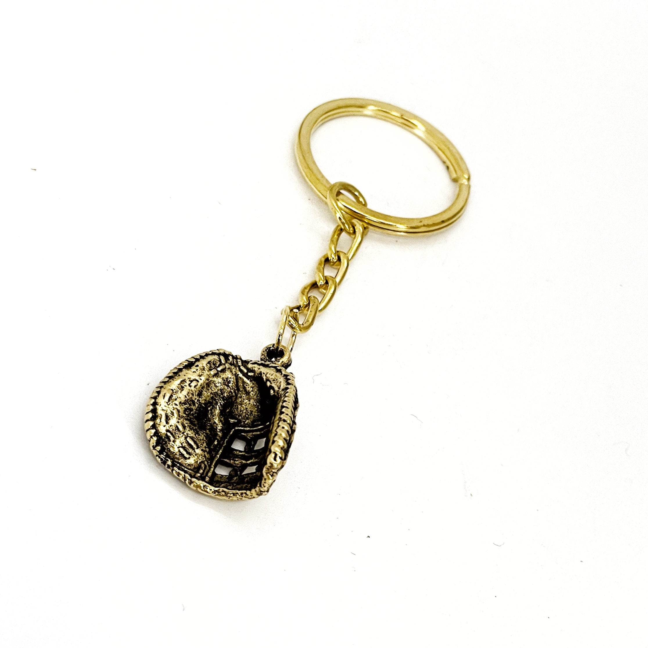 Catcher Mitt Keychain, Softball Catcher Gift, Baseball Catcher, Catcher Mom Gift, Catcher Mitt Charm, Student Athlete Gift, Signing Day Gift