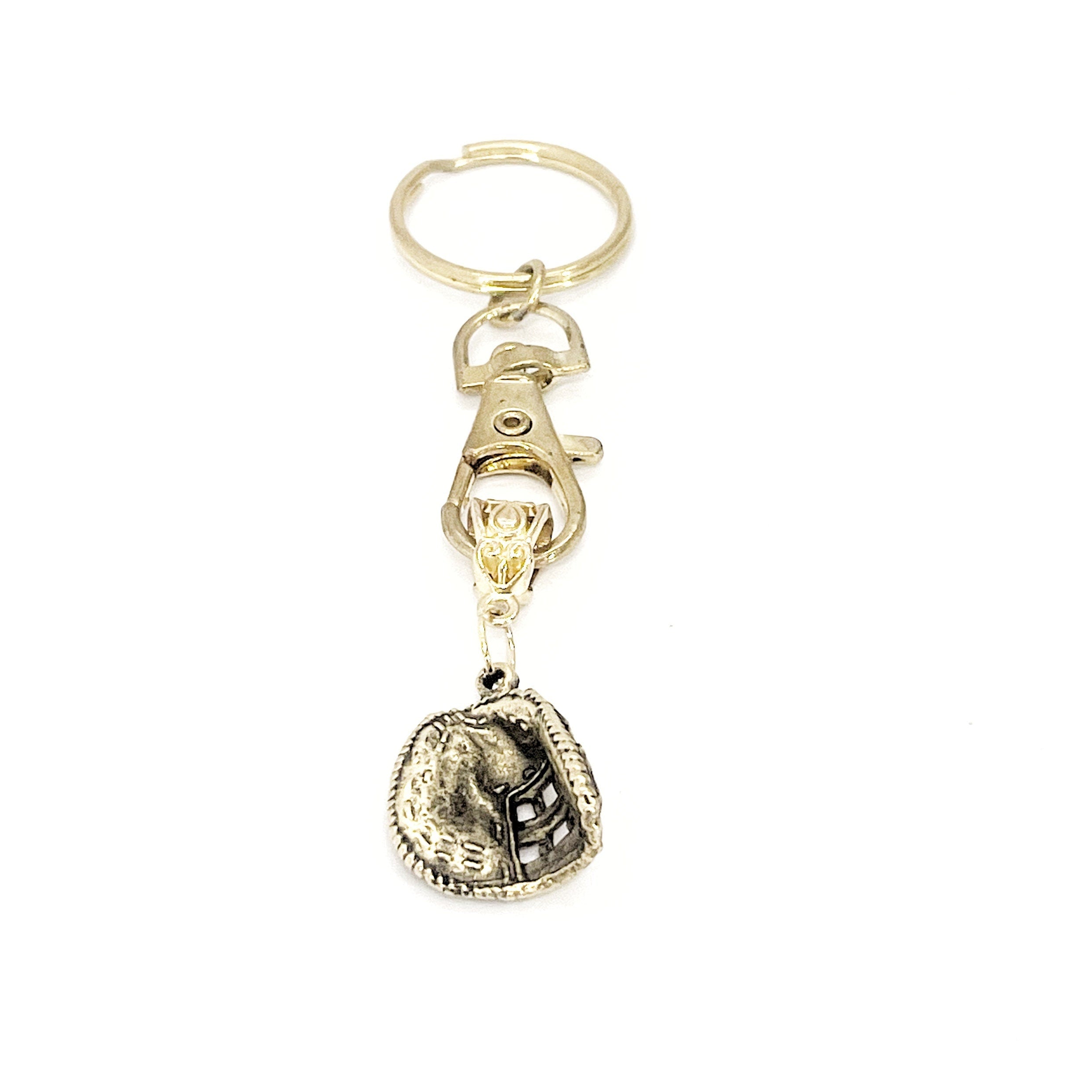 Softball Catcher Mitt Keychain, Baseball Catcher Keychain, Catcher Mom Gift, Catchers Mitt Charm, Charm Keychain, Student Athlete Gift