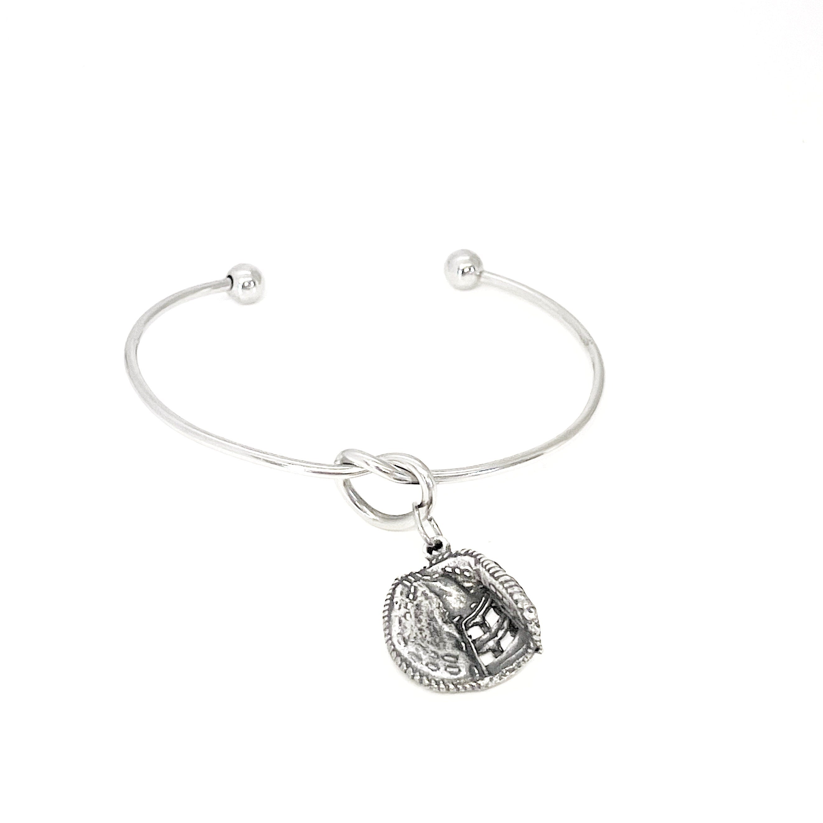 Softball Catcher Gifts, Baseball Catcher Mom Gift, Baseball Bracelet, Softball Bracelet, Daughter Gift, Wife Gift, Charm Cuff Bracelet