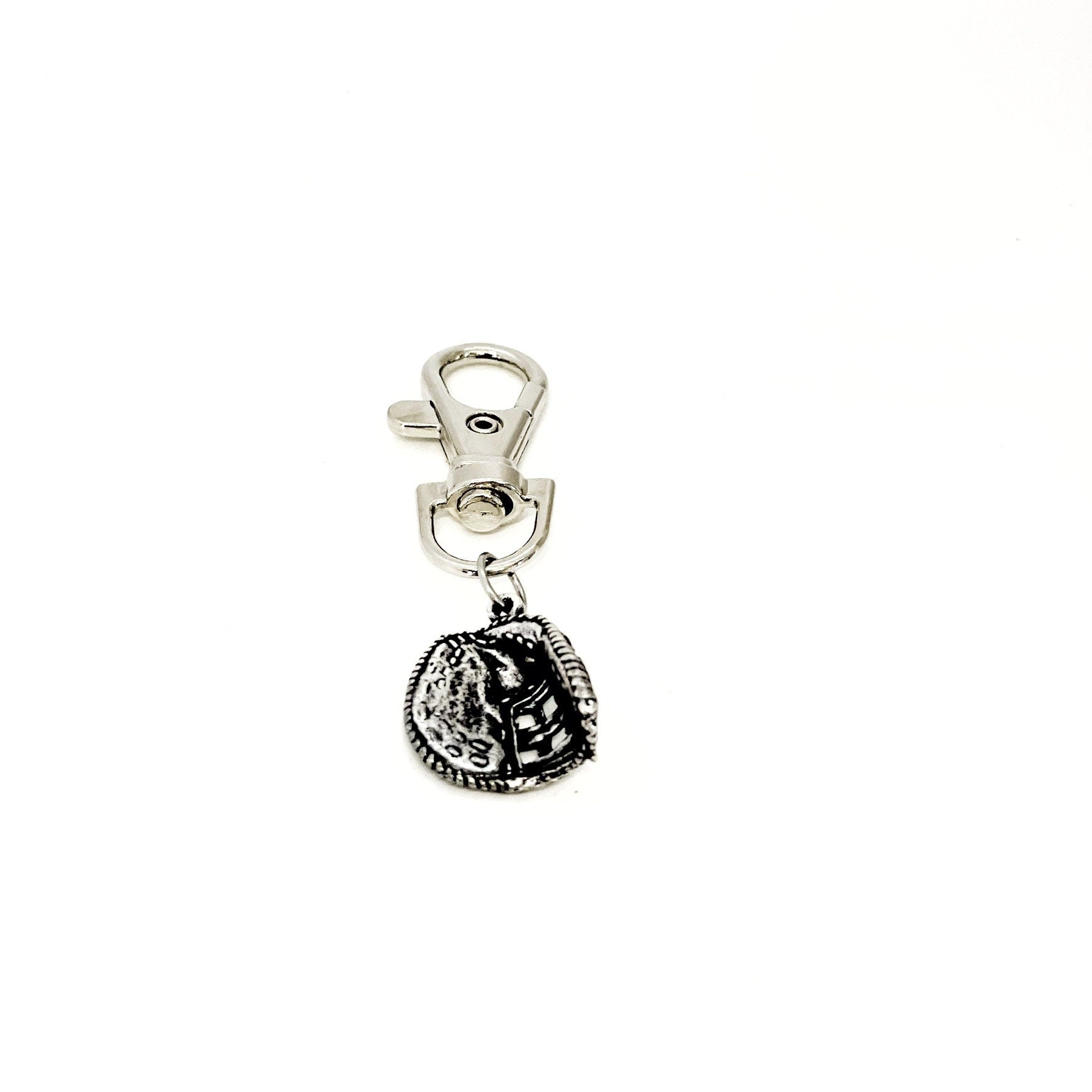 Catcher Clip On Charm, Baseball Catcher, Softball Catcher, Catcher Mom Gift, Student Athlete Gift, Baseball Team, Softball Team, Mitt Charm