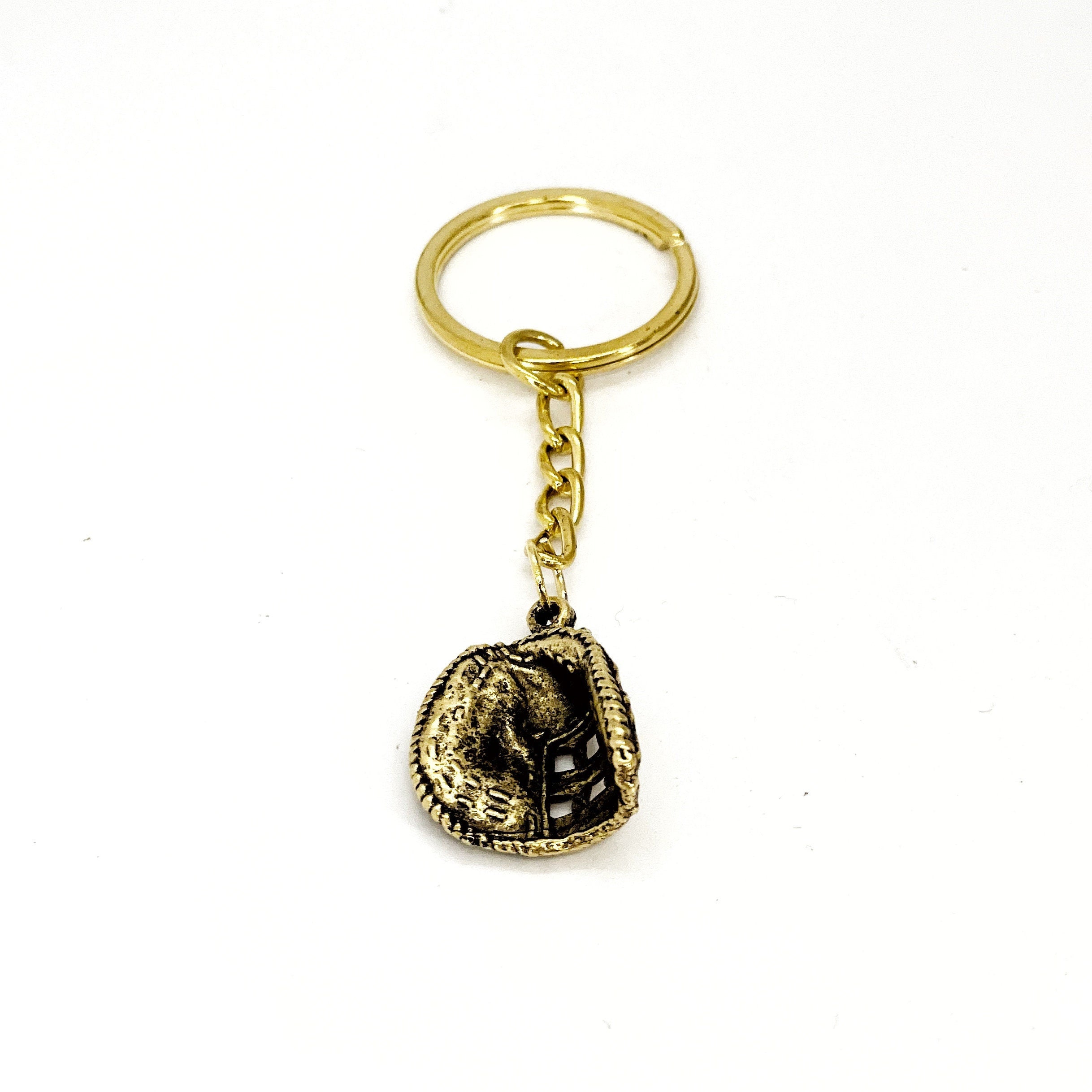 Catcher Mitt Keychain, Softball Catcher Gift, Baseball Catcher, Catcher Mom Gift, Catcher Mitt Charm, Student Athlete Gift, Signing Day Gift