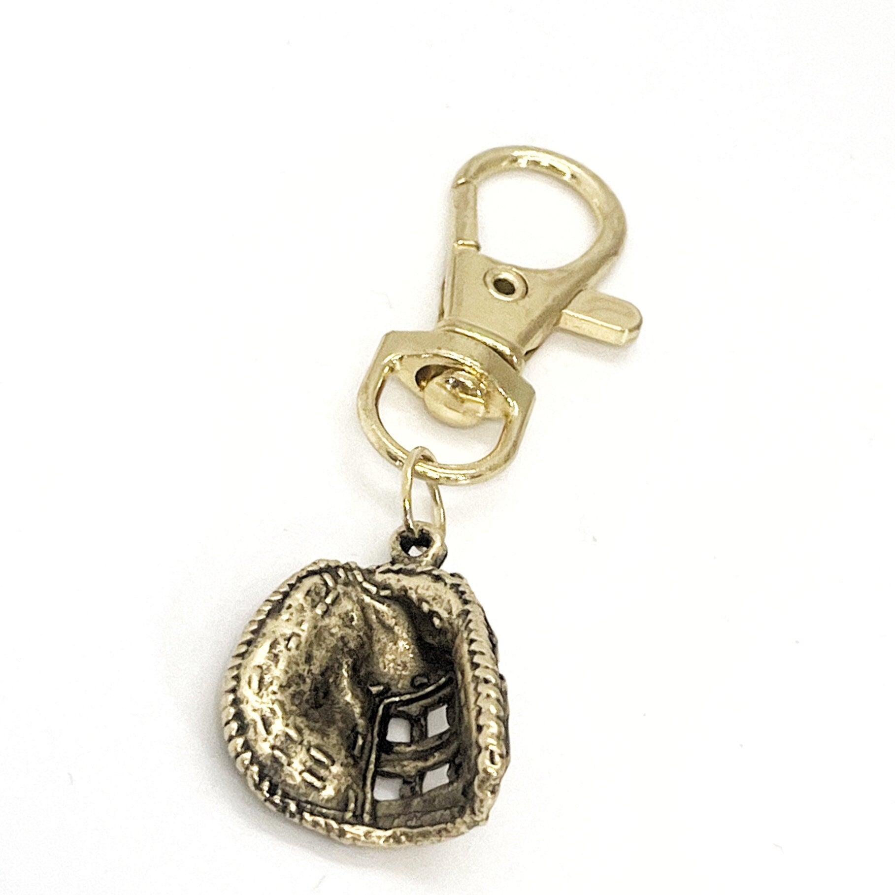 Catcher Mitt Clip On Charm, Baseball Catcher, Softball Catcher, Catcher Mom Gift, Student Athlete Gift, Baseball Team, Softball Team