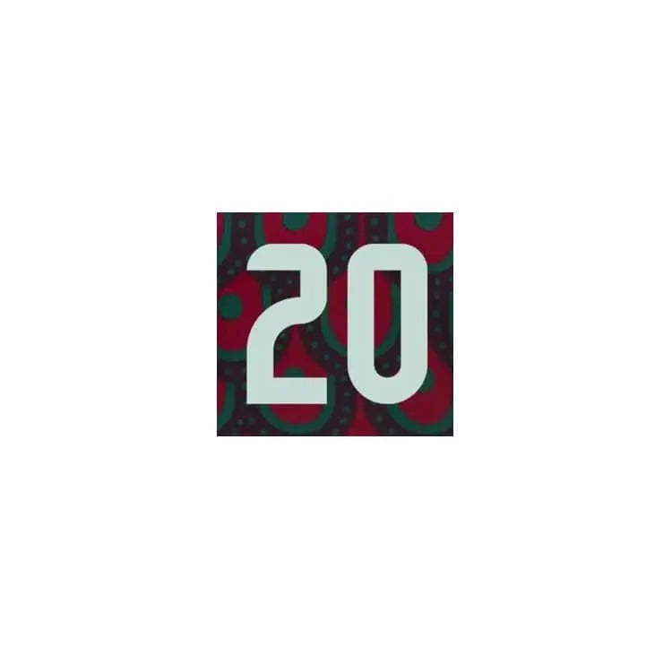 Mexico 2024/25 Home H. Martin #20 Jersey Name Set