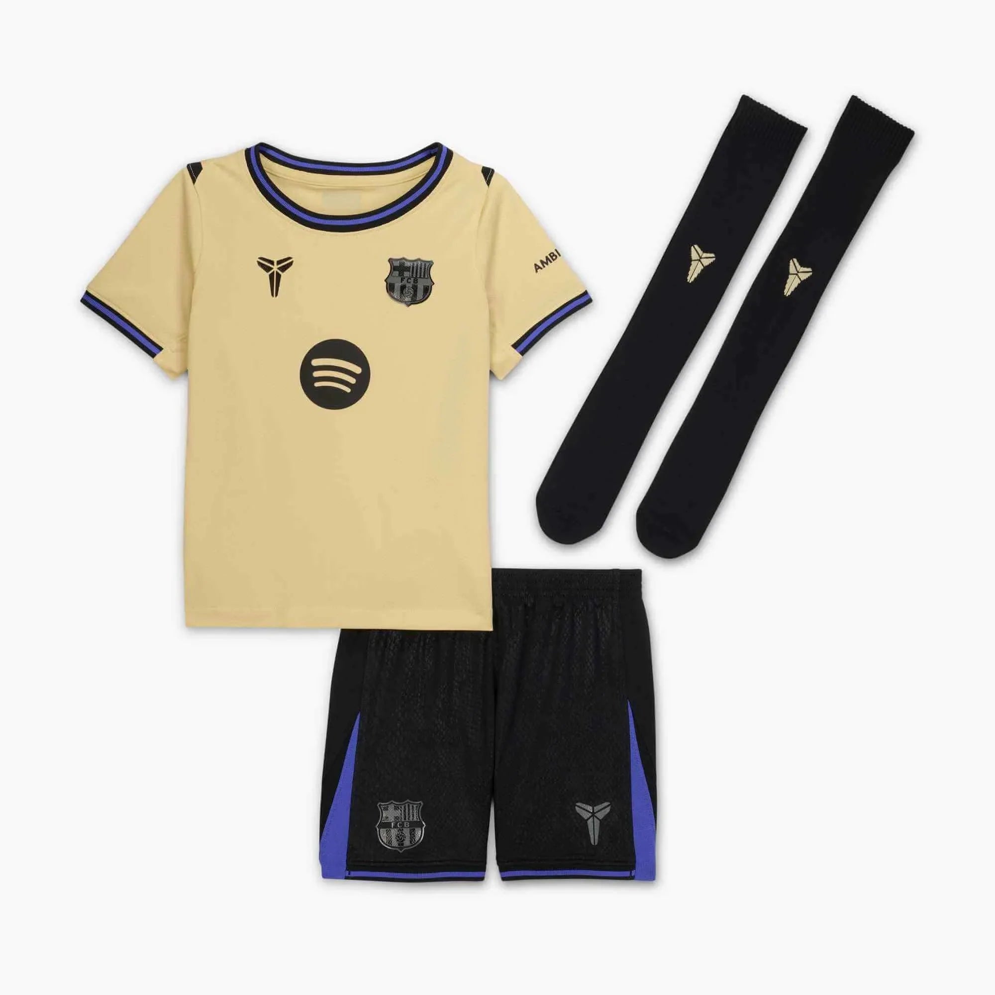 Nike 2025-26 Barcelona Little Kids' Stadium Away Kit