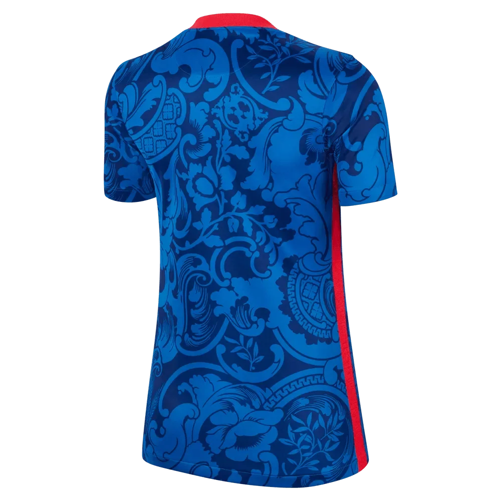 Nike France Women's EC22 Home Jersey - Hyper Cobalt-Siren Red