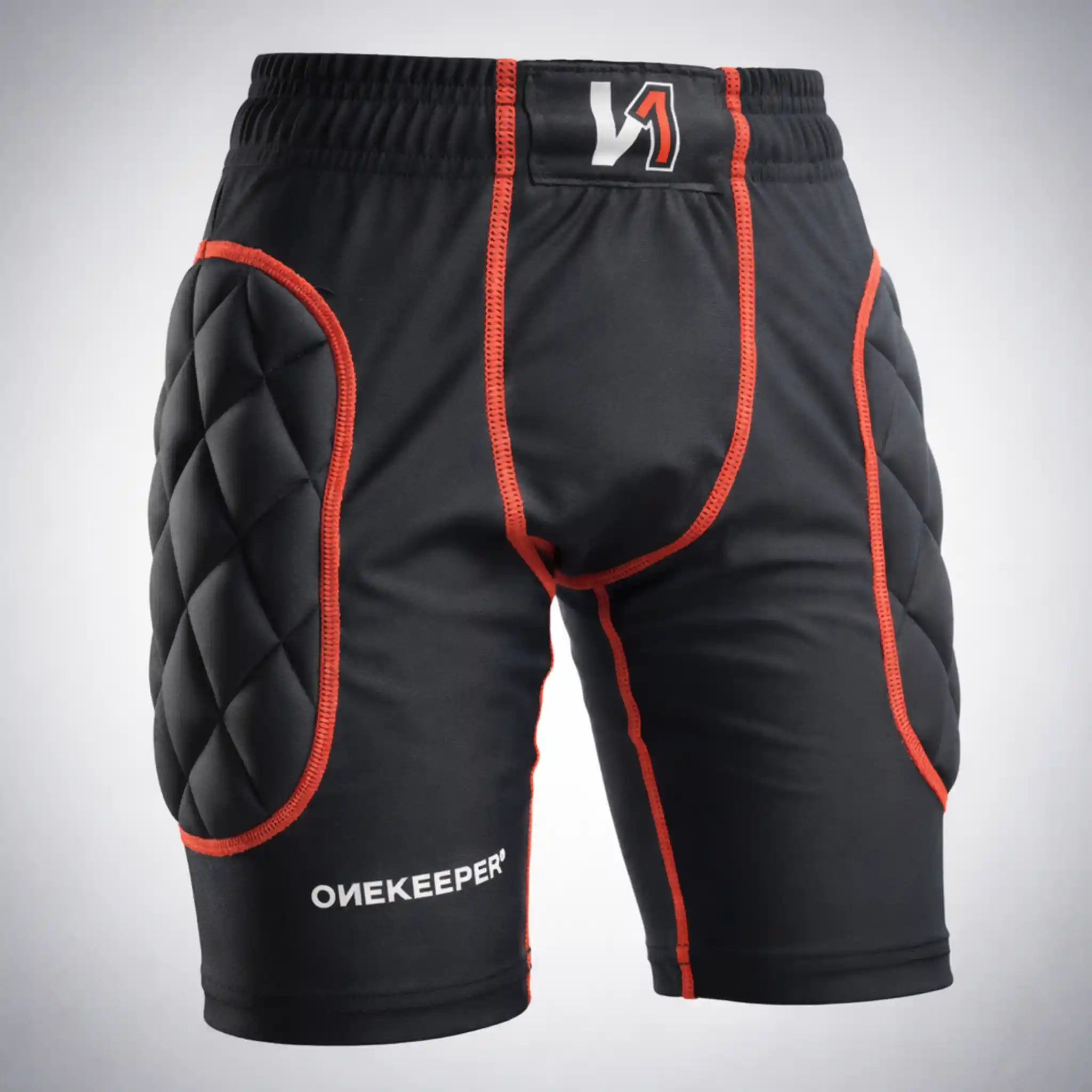 ONEKEEPER Goalkeeper Foam Padded Compression Shorts