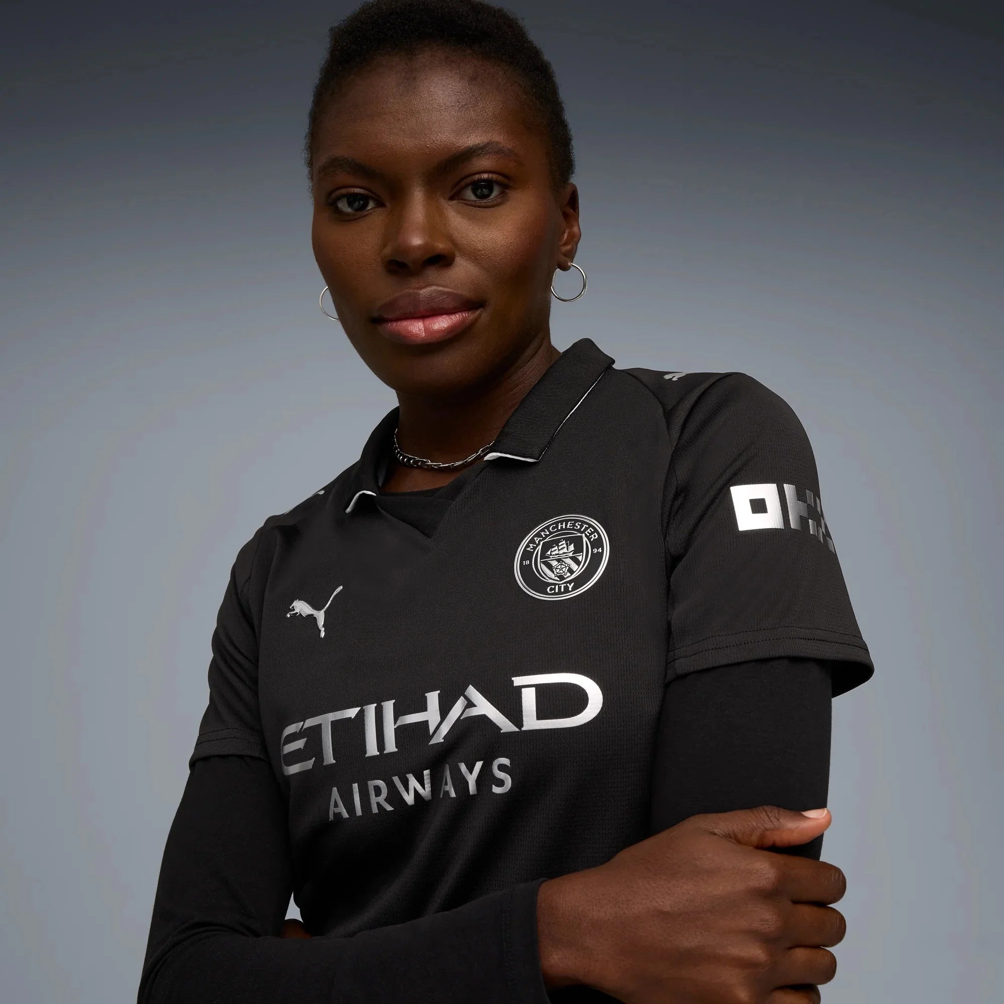 Puma 2025-26 Manchester City Women's Stadium Away Soccer Jersey
