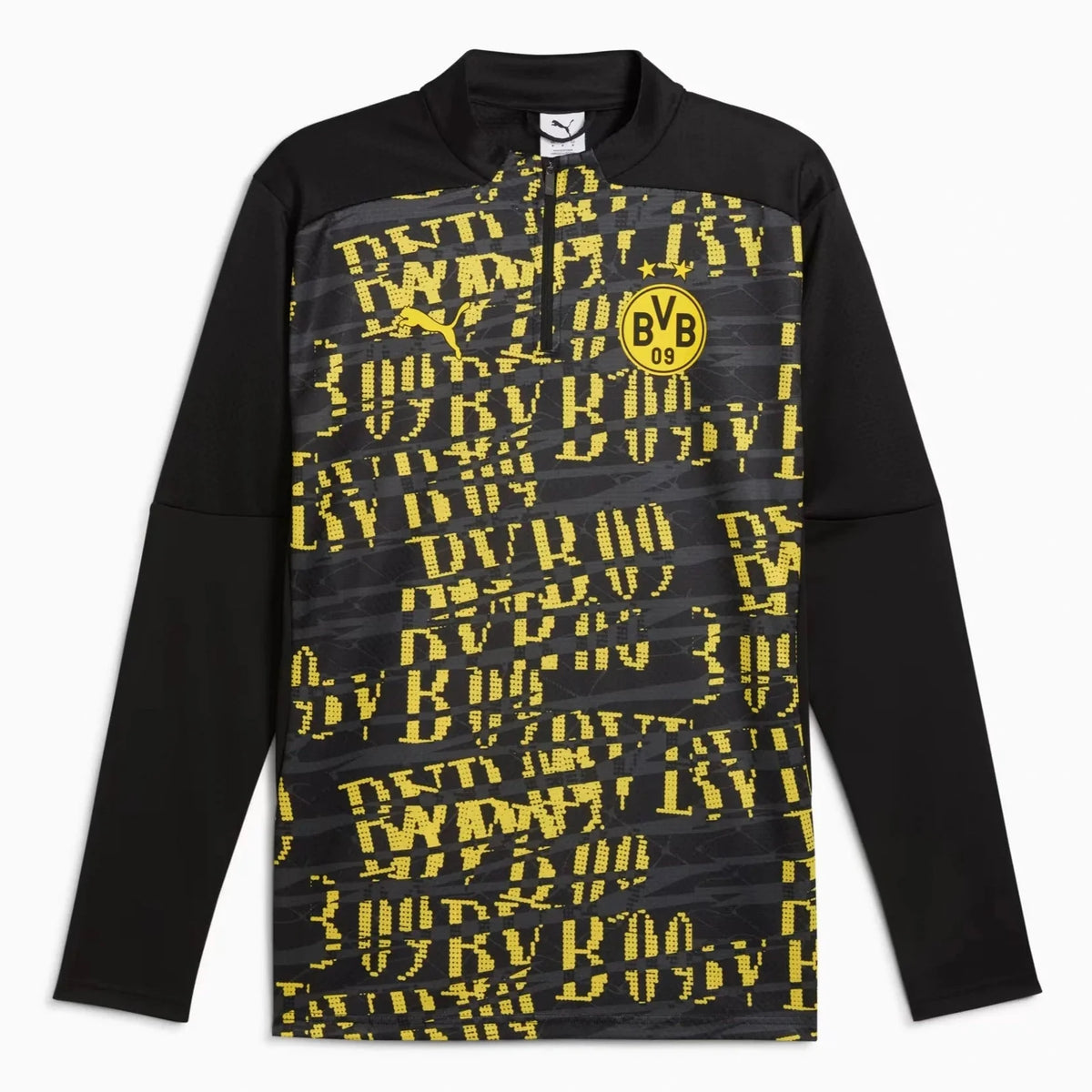 Puma 2025 Borussia Dortmund Men's Prematch Quarter Zip Top