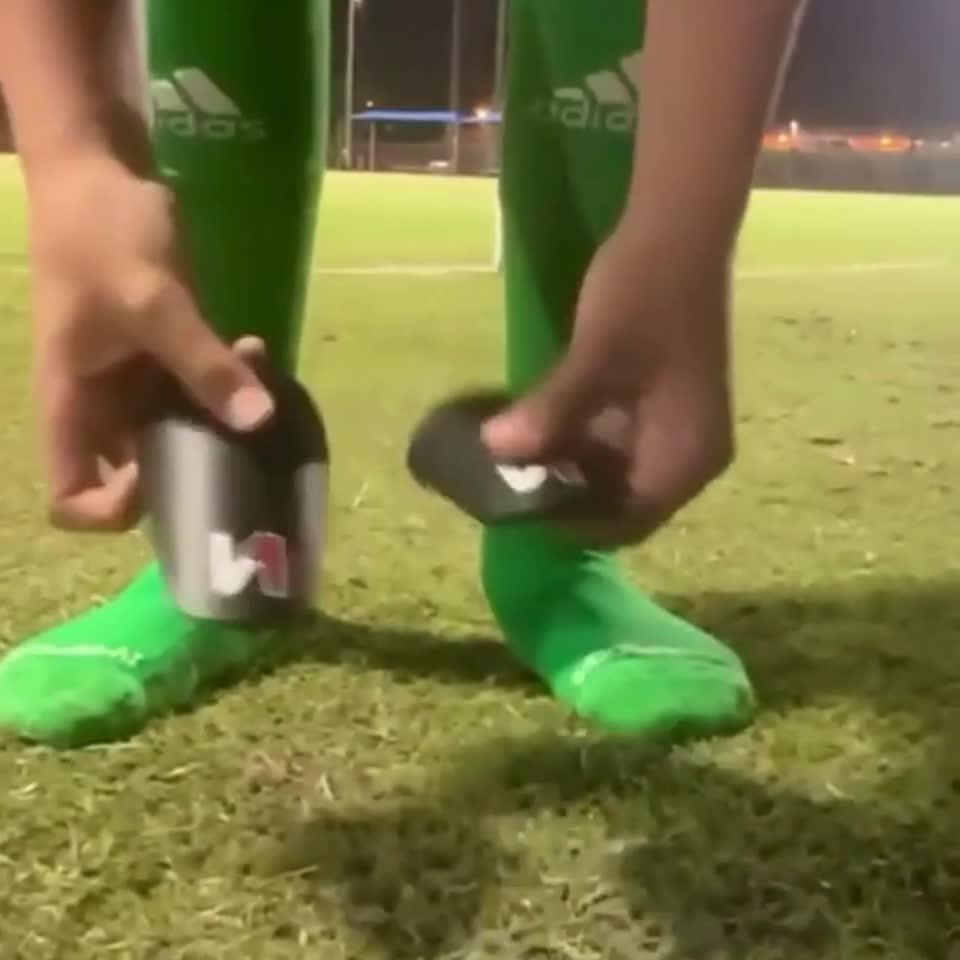 ONEKEEPER Ultra-Lightweight Black Mini Shin Guards – Tiny Shin Pads, Minimal Bulk