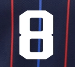 USWNT 2025 Away SHAW #8 Jersey Name Set 8"