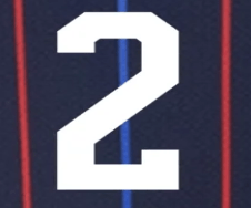 USWNT 2025 Away Rodman #2 Jersey Name Set 8"