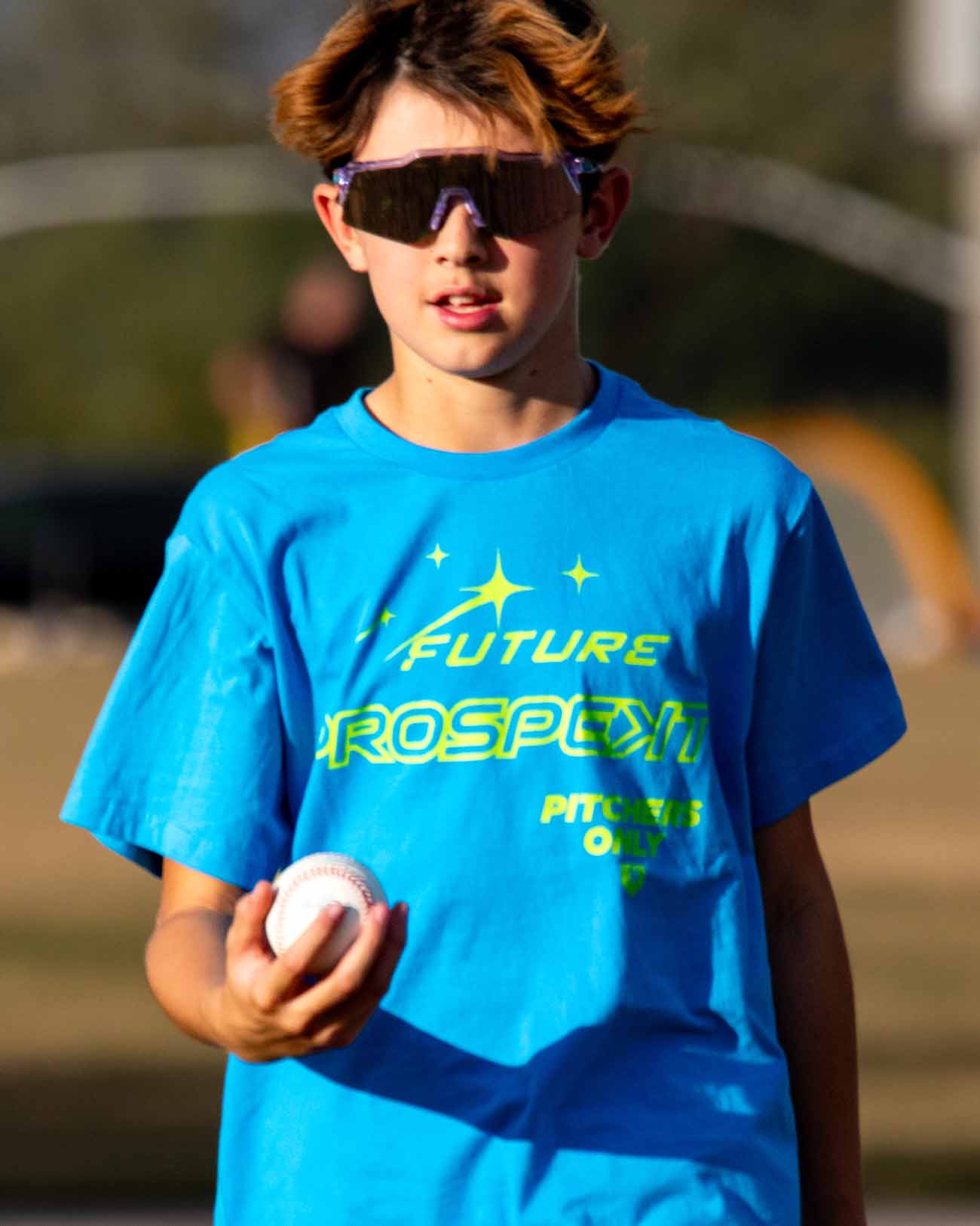 Youth Future Prospects Galaxy Tee Blue