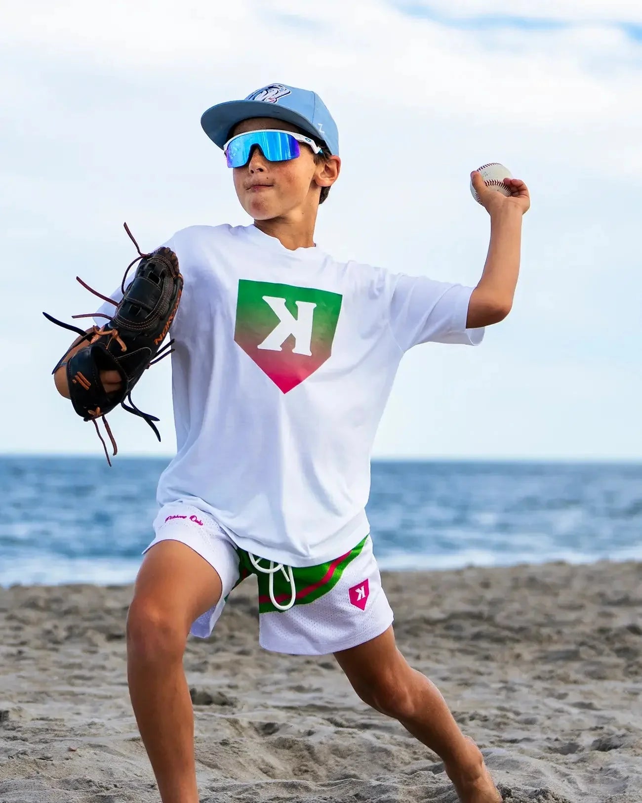 Youth Watermelon Mesh Shorts