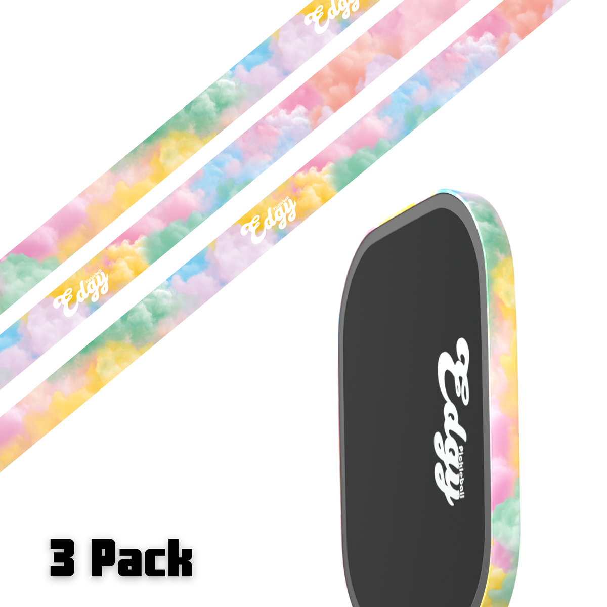 Candy Clouds Edge Tape (3 pack) - Pickleball Paddle Edge Tape