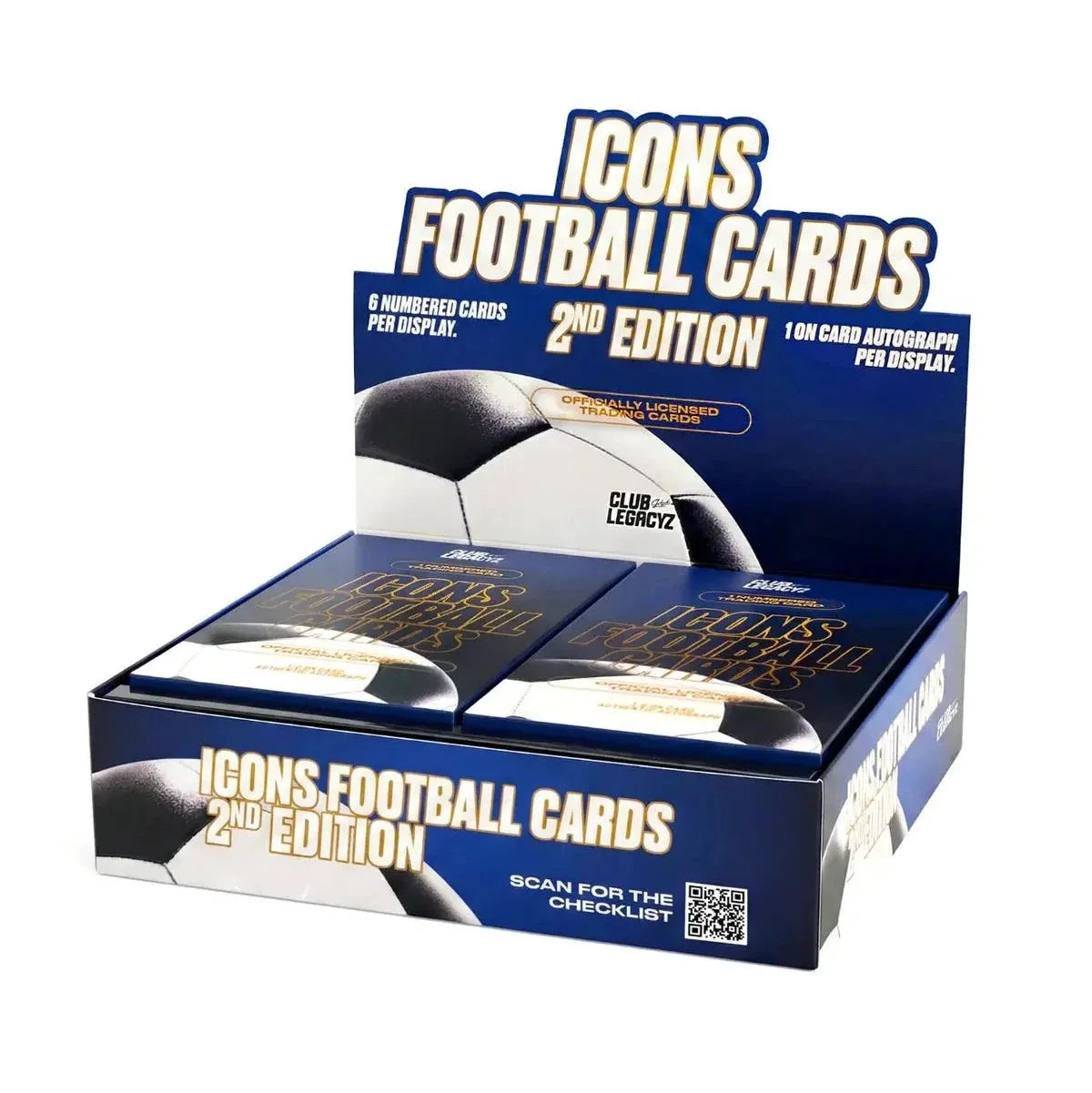2025 Club Legacyz Icons Soccer 2nd Edition Trading Cards Hobby PACK (1 Card Each)