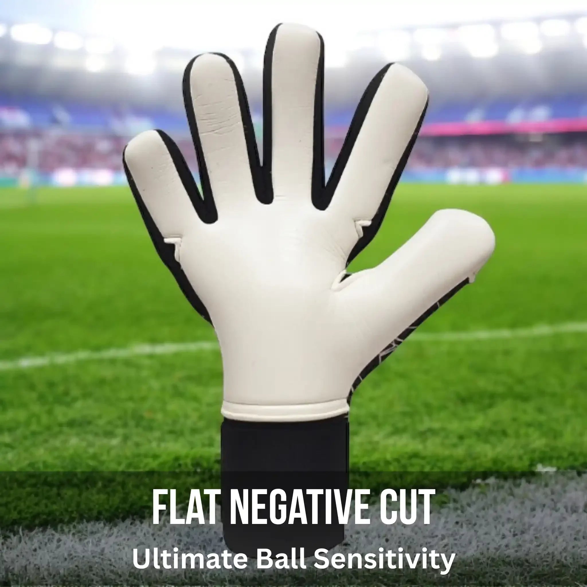 C-TEC Black and White with Thin Neoprene Backhand for Cold Weather