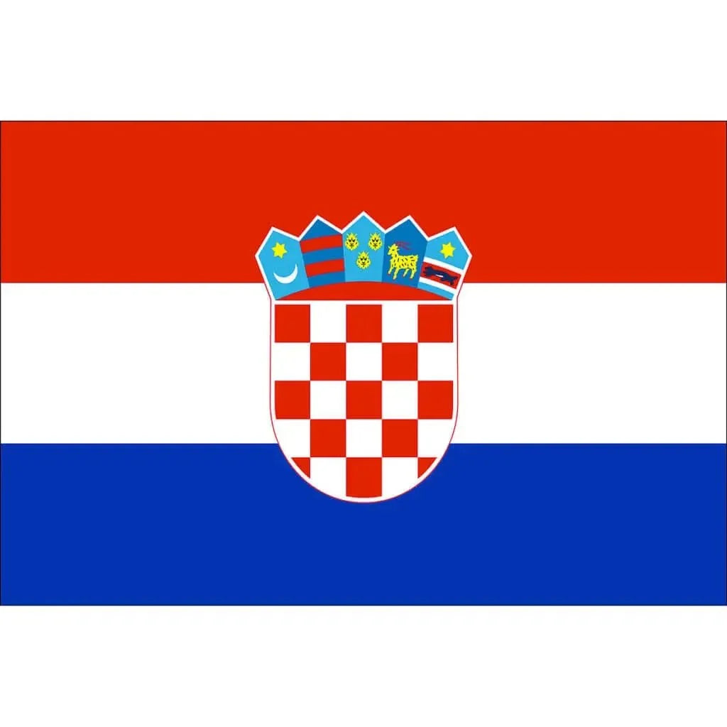 3x5 Country Flag - Croatia