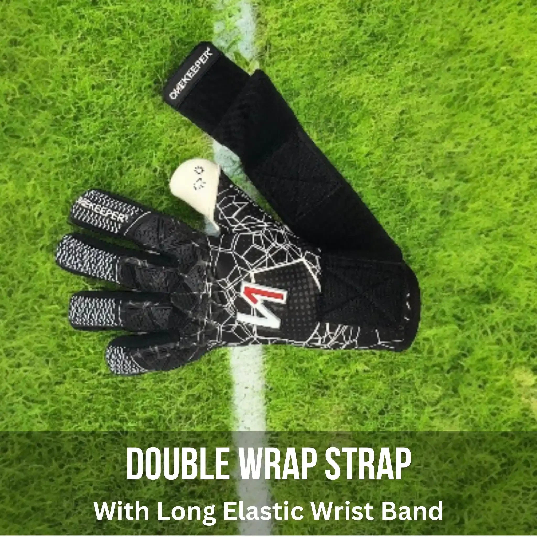 C-TEC Black and White with Thin Neoprene Backhand for Cold Weather