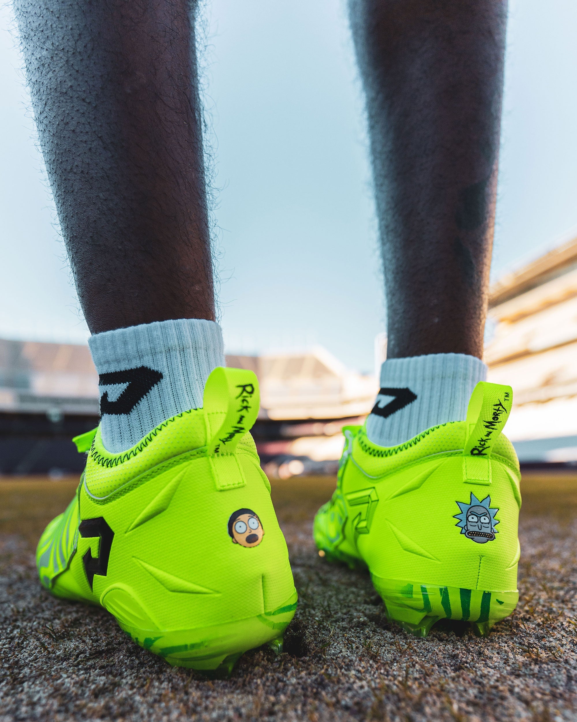 Phenom Elite Rick and Morty Cleats — Quantum Speed 2.0