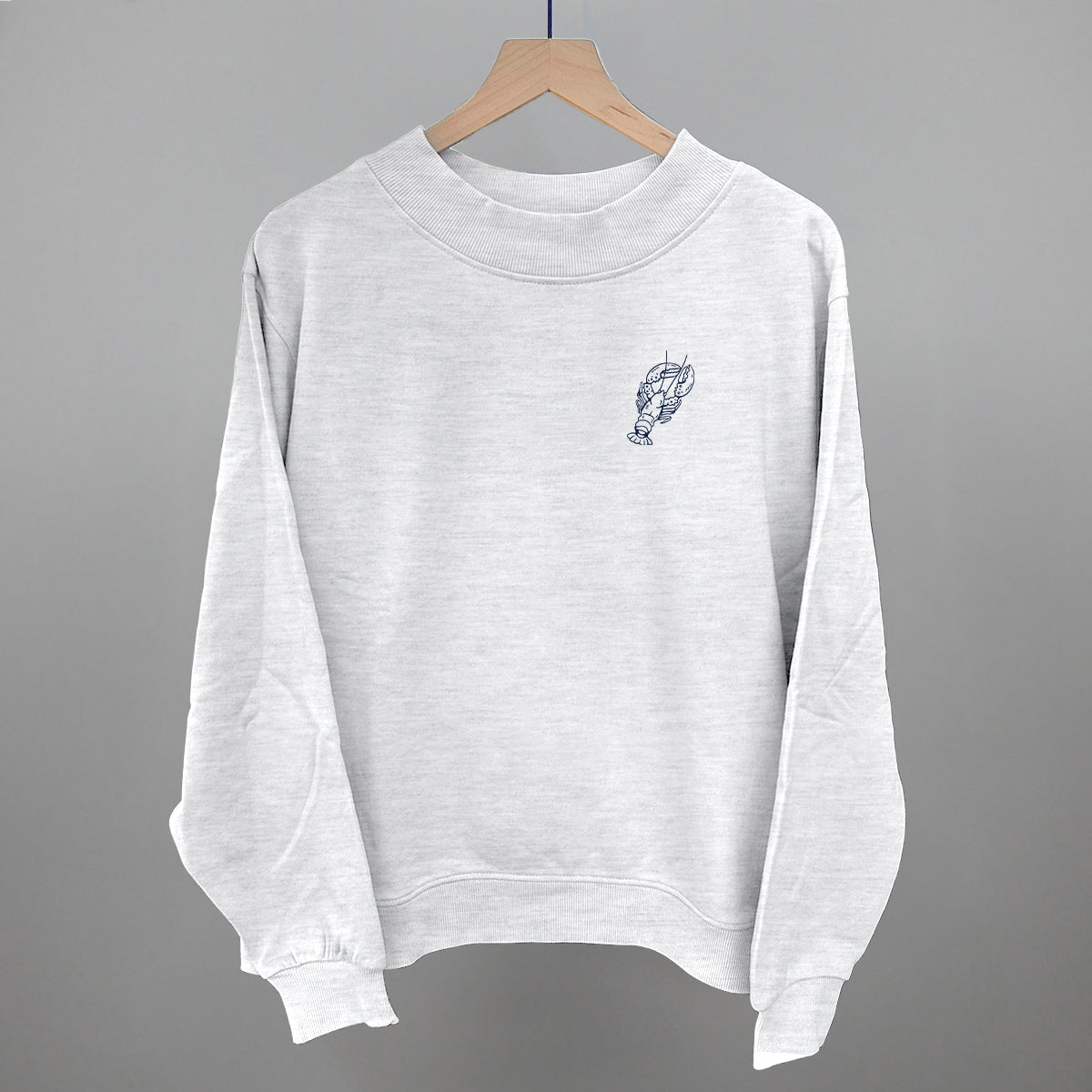 Lobster Doodle (Navy Blue) (Left Chest)