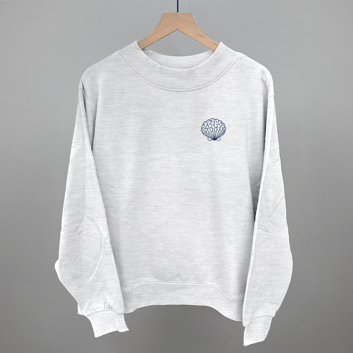 Speckled Seashell (Navy Blue) (Left Chest)