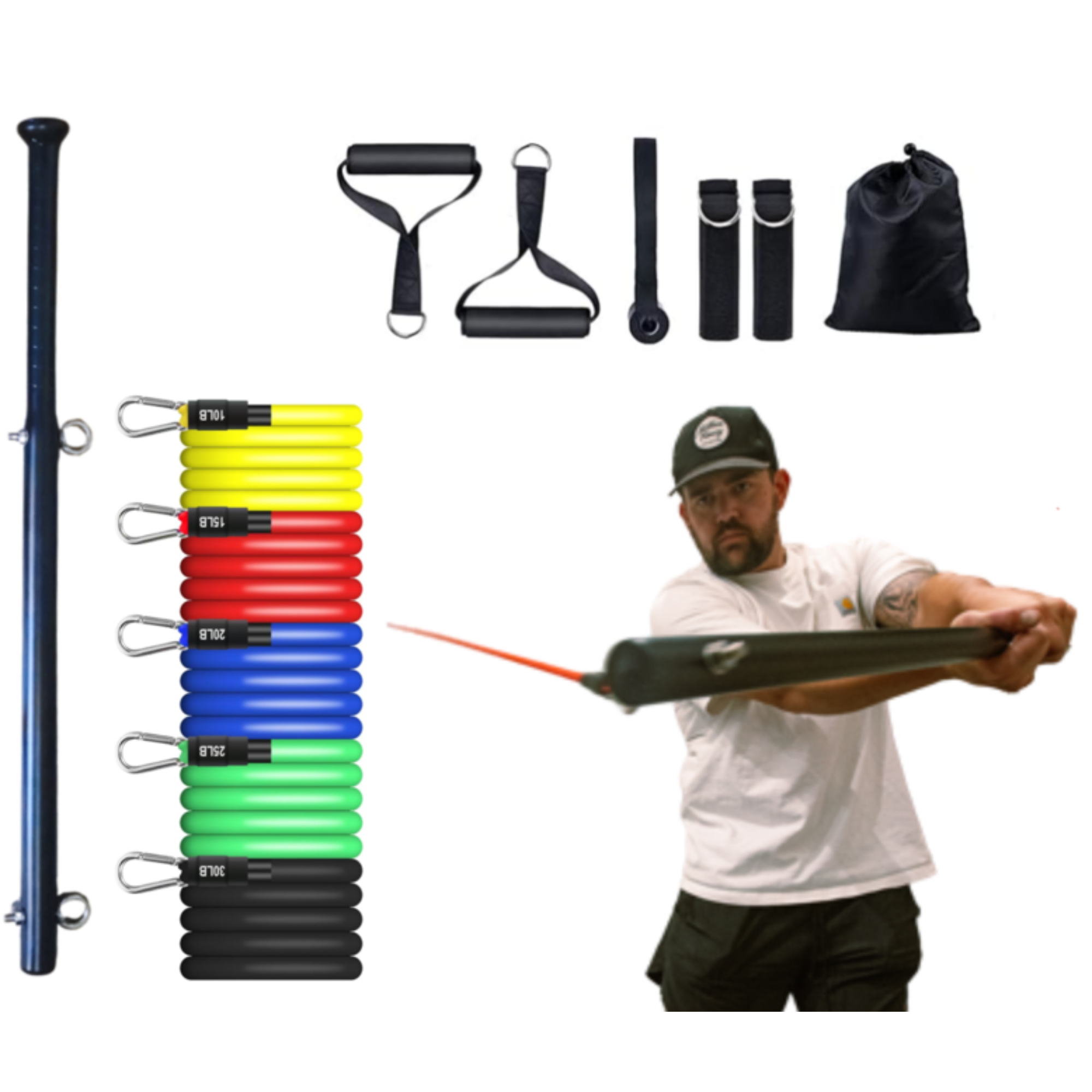 New Power Swing Pro Kit Dual Attachment - Free Shipping Continental US