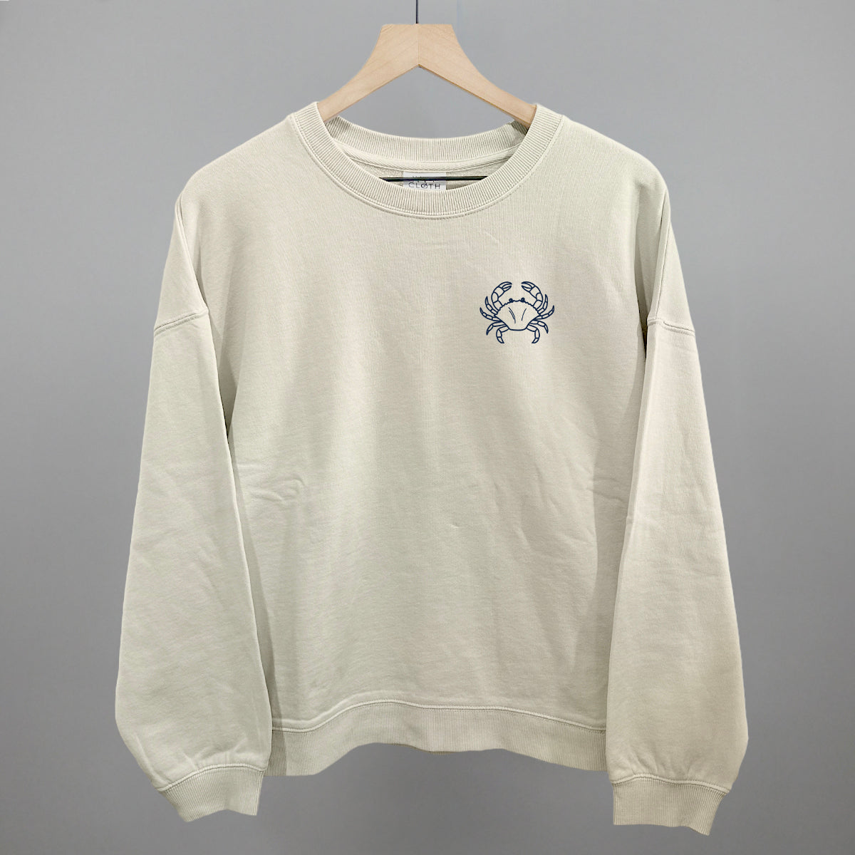 Crab Doodle (Navy Blue) (Left Chest)