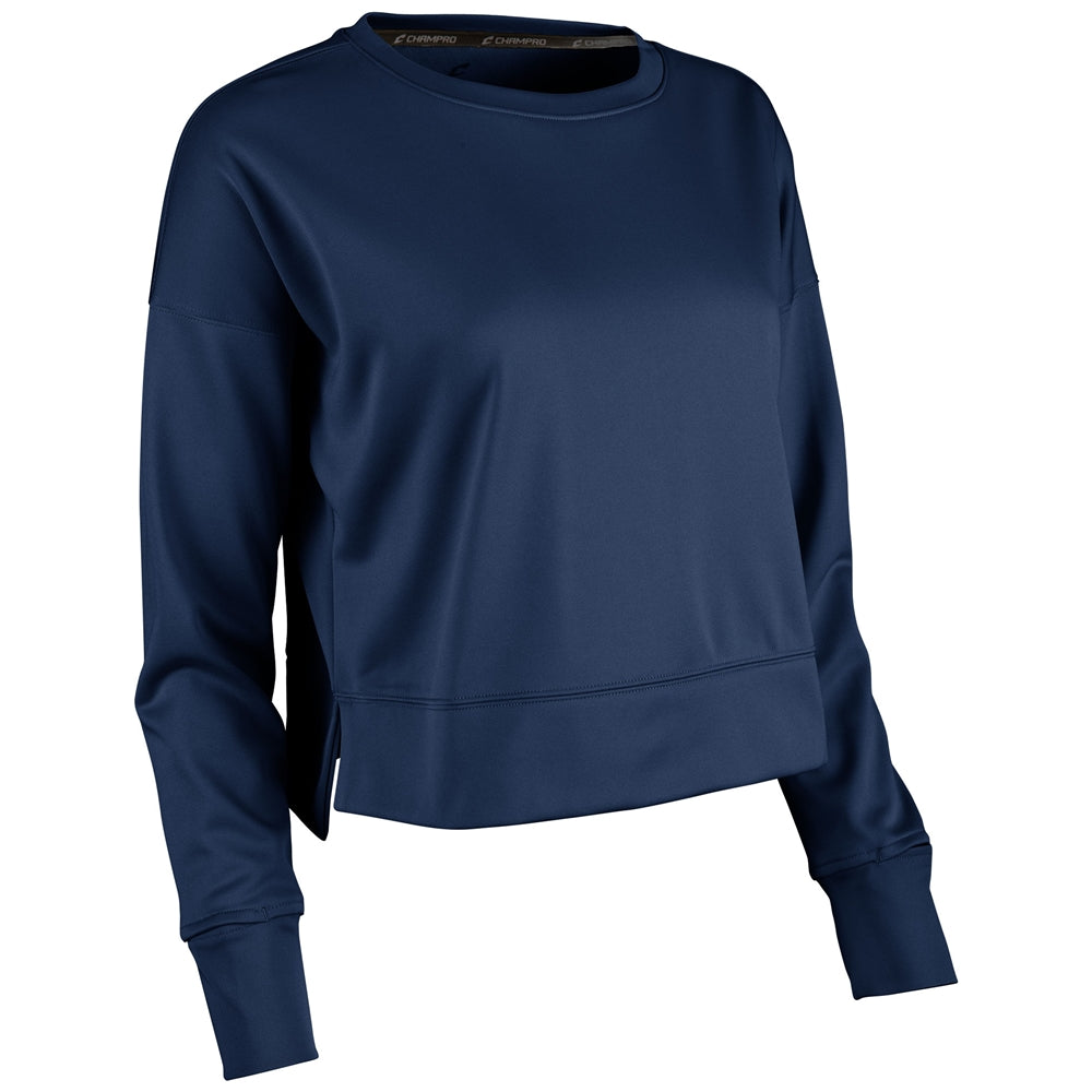 LINEUP FLEECE WOMEN'S CROP CREW
