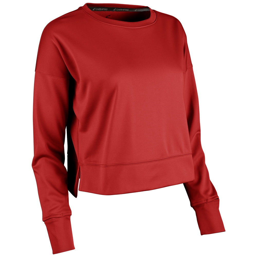 LINEUP FLEECE WOMEN'S CROP CREW