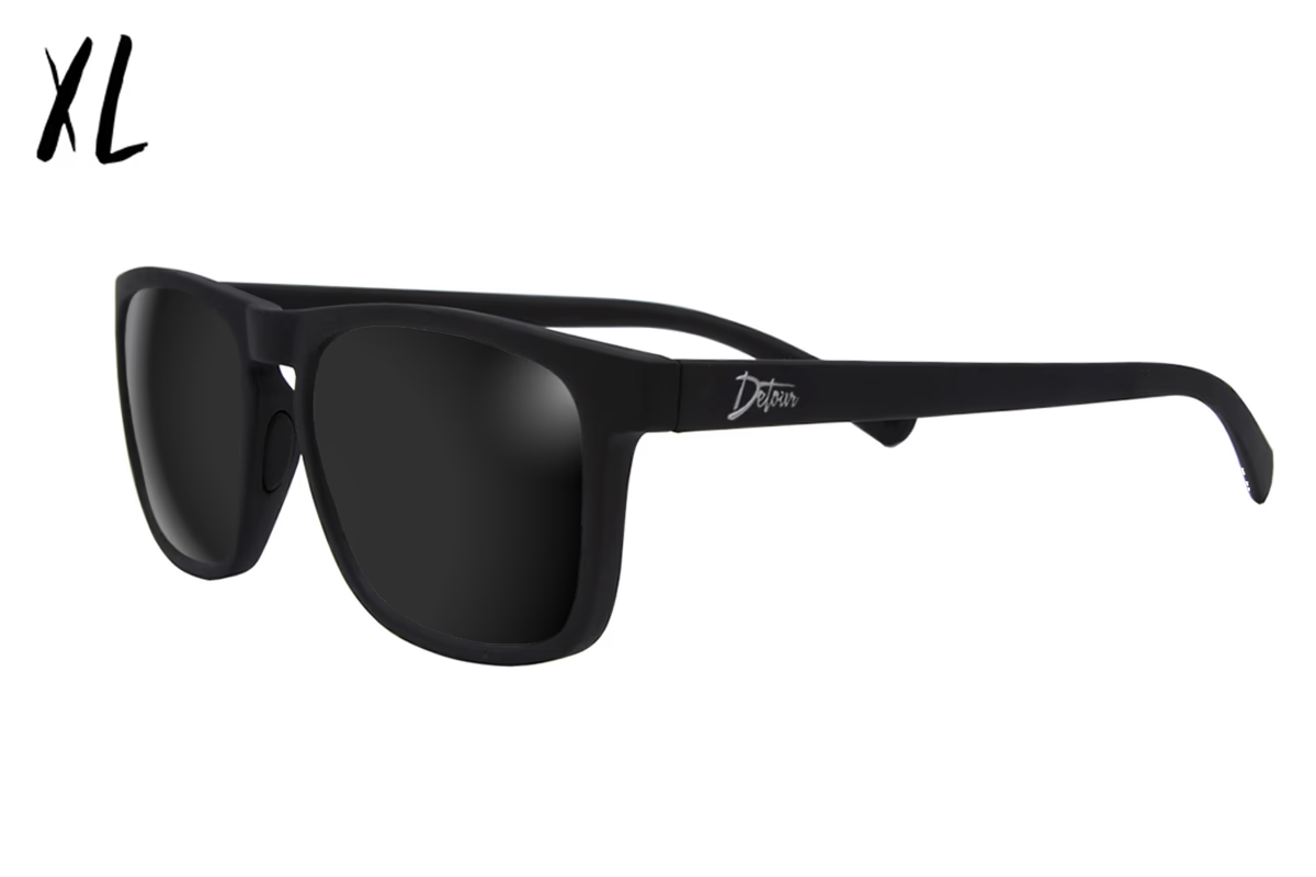 Floaties XL - Matte Black - Jet Black Lens Polarized