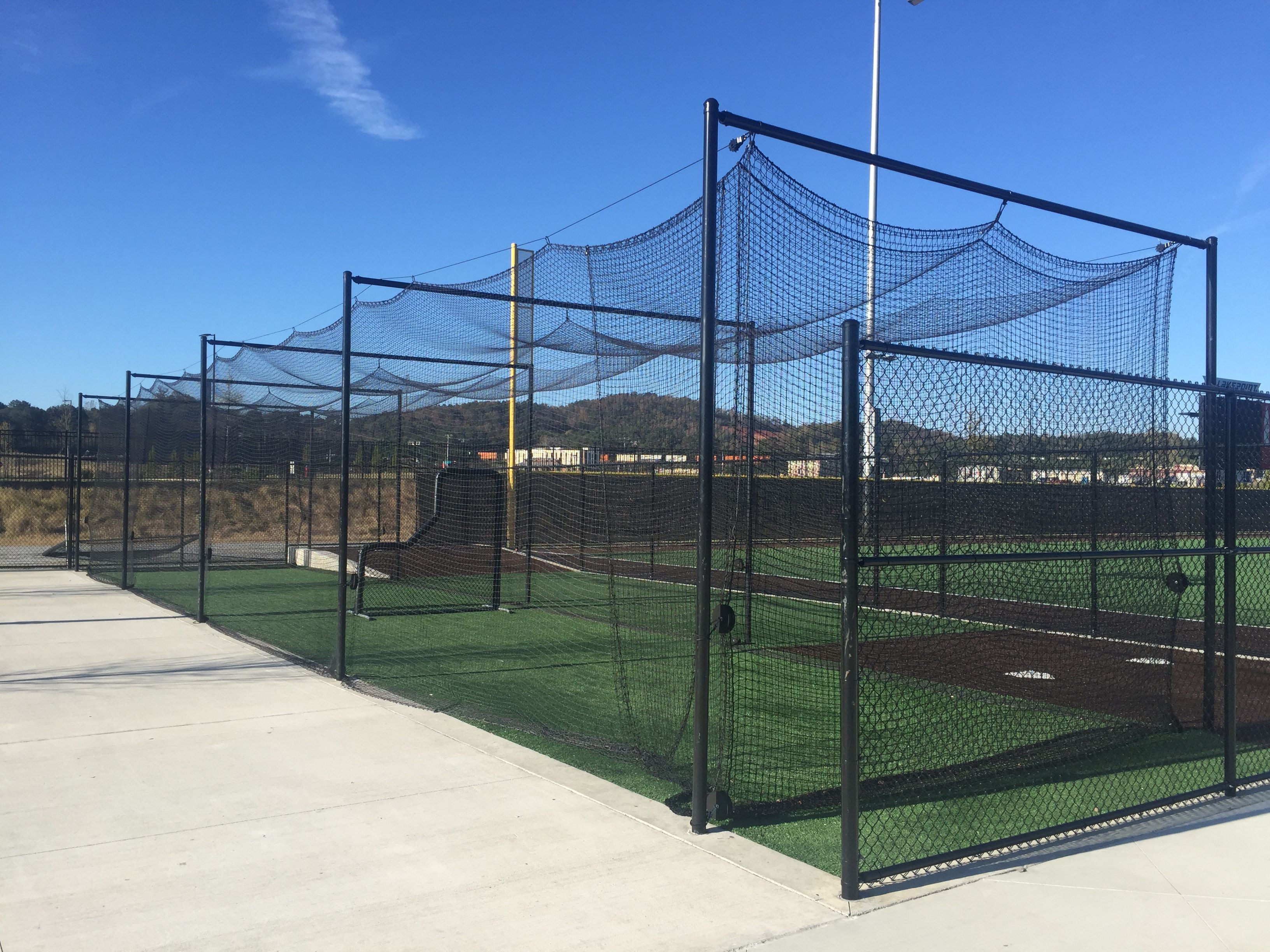 READY-2-GO NETS Recreational Park Batting Cage Netting (#36 Poly)