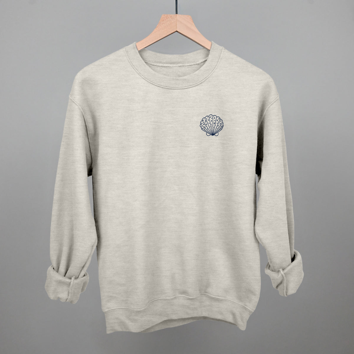Speckled Seashell (Navy Blue) (Left Chest)