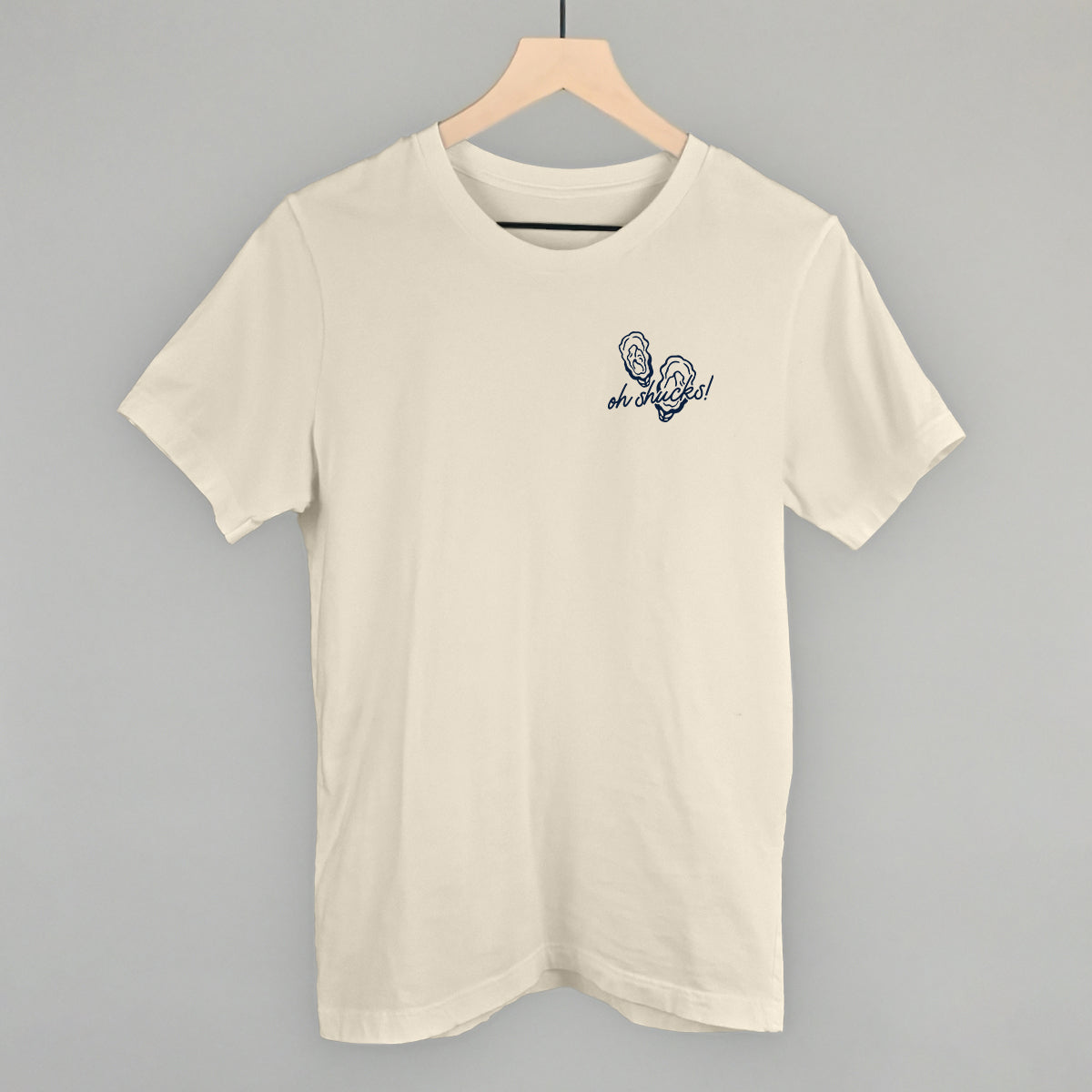 Oh Shucks Oysters (Navy Blue) (Left Chest)