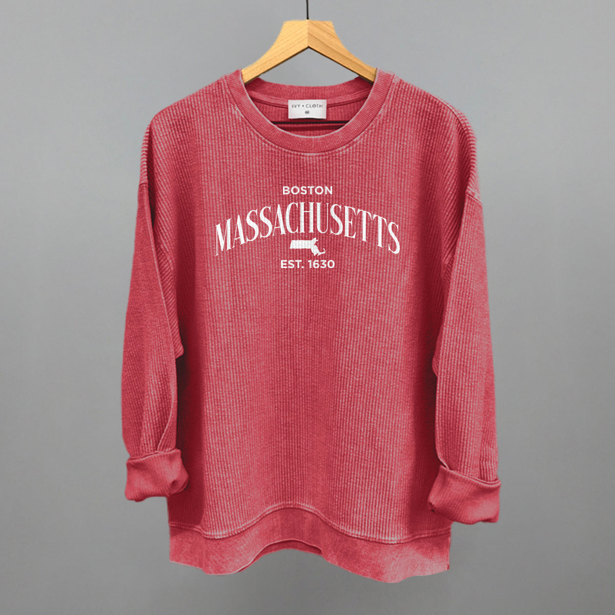 Massachusetts Est. 1630 (White)