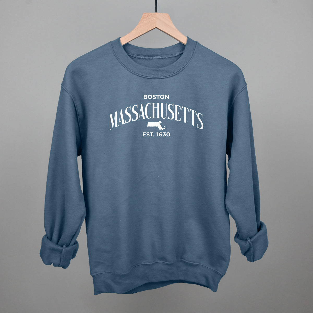 Massachusetts Est. 1630 (White)