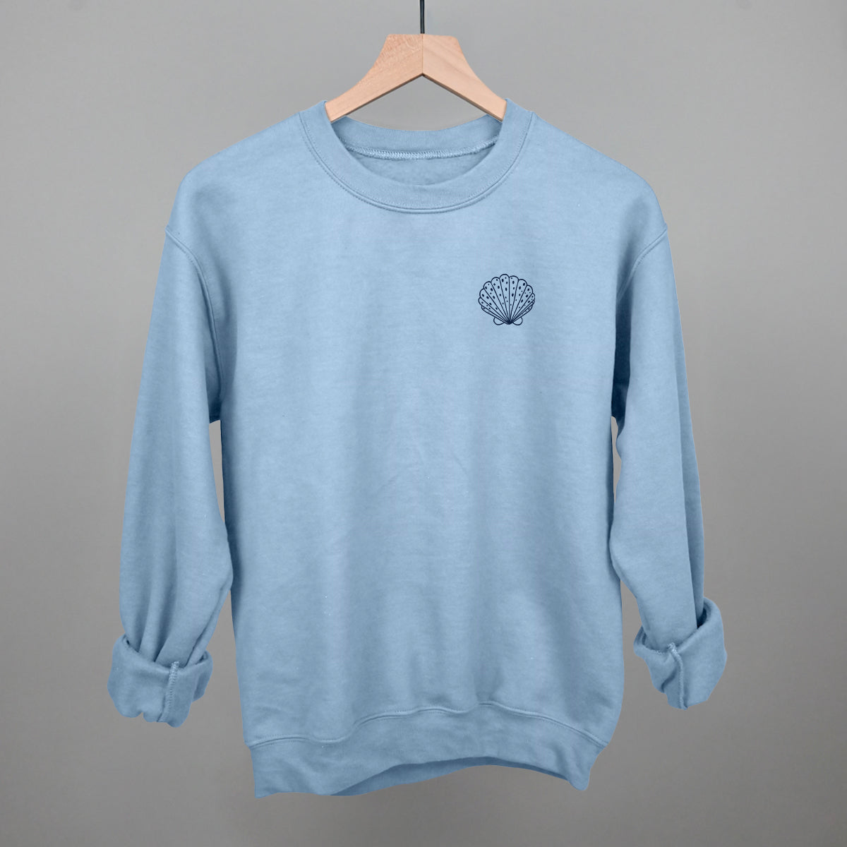 Speckled Seashell (Navy Blue) (Left Chest)