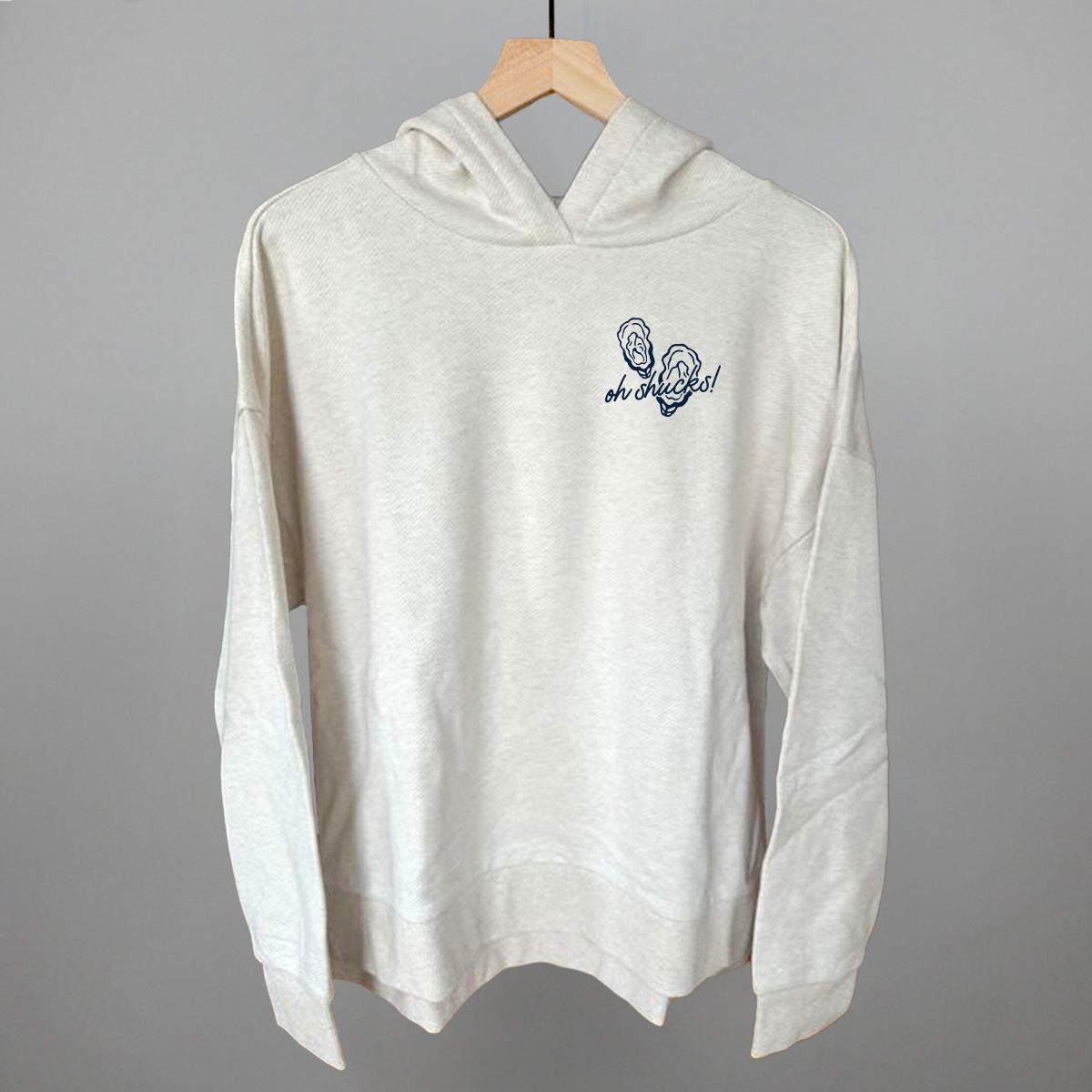 Oh Shucks Oysters (Navy Blue) (Left Chest)