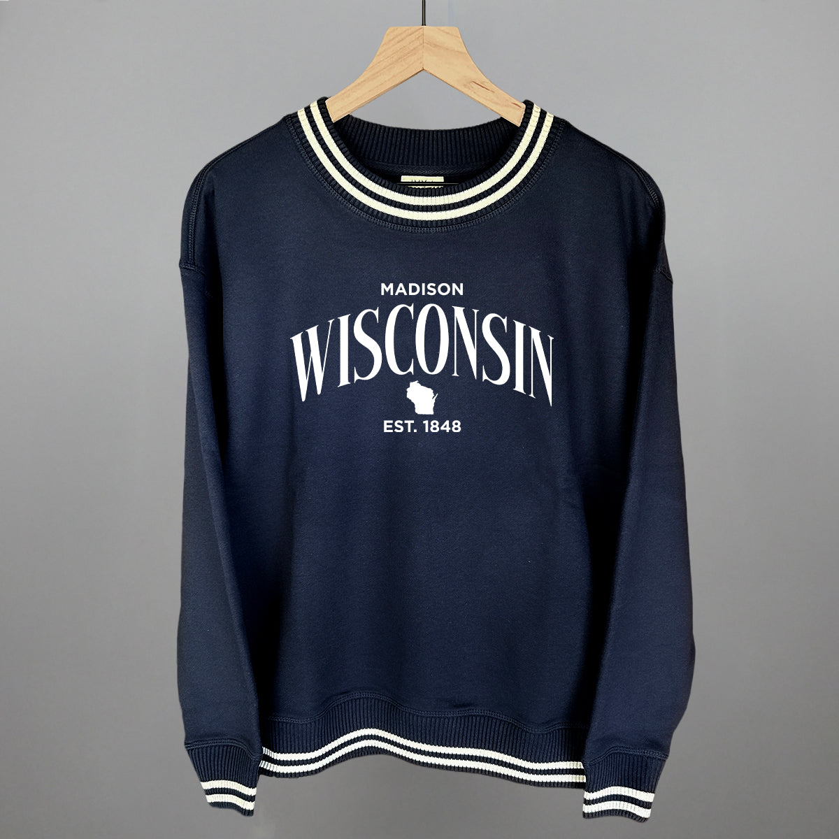 Wisconsin Est. 1848 (White)